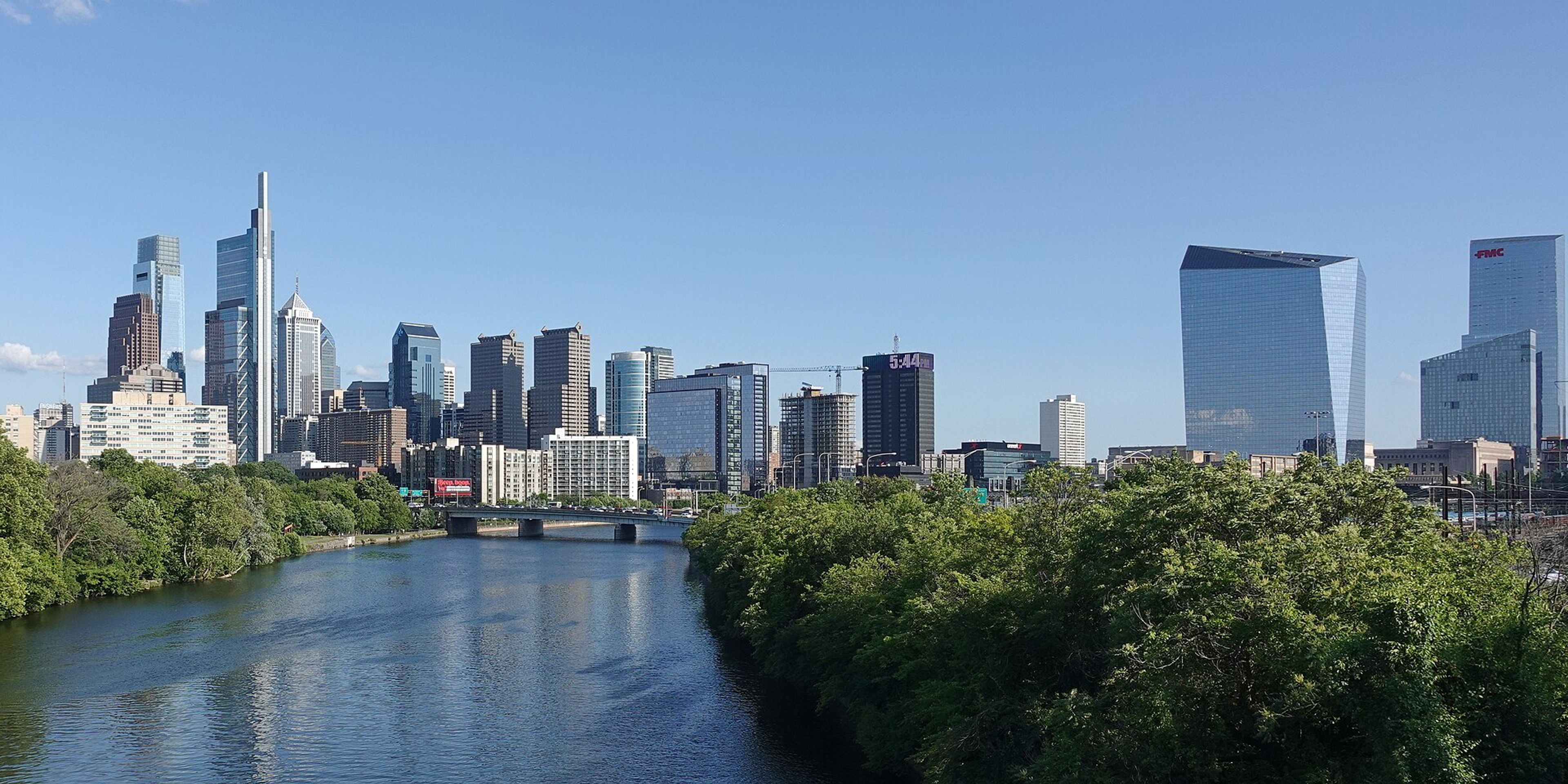 Philadelphia beside the Schuylkill River.