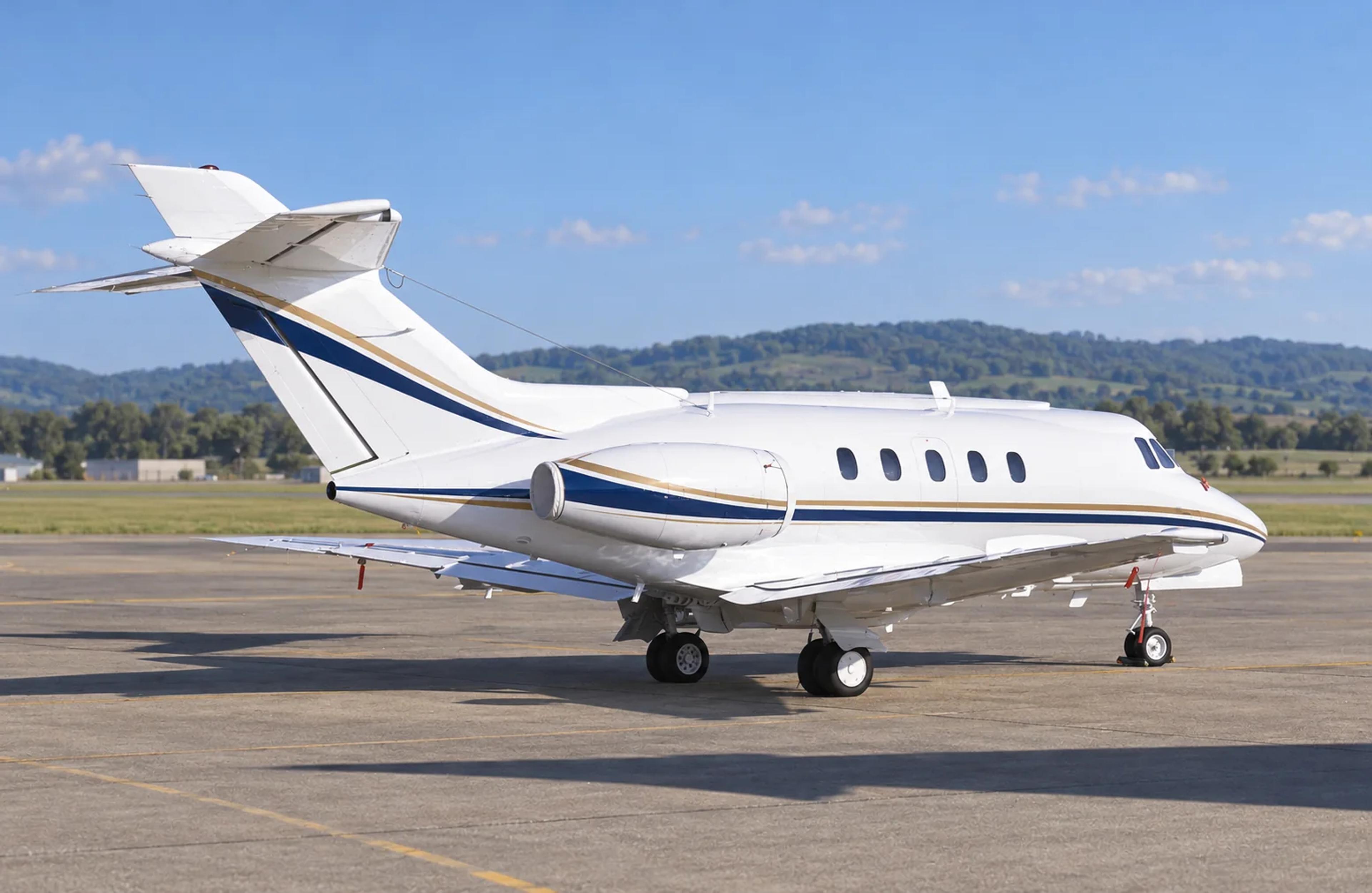 Hawker 125 1AS editorial illustration