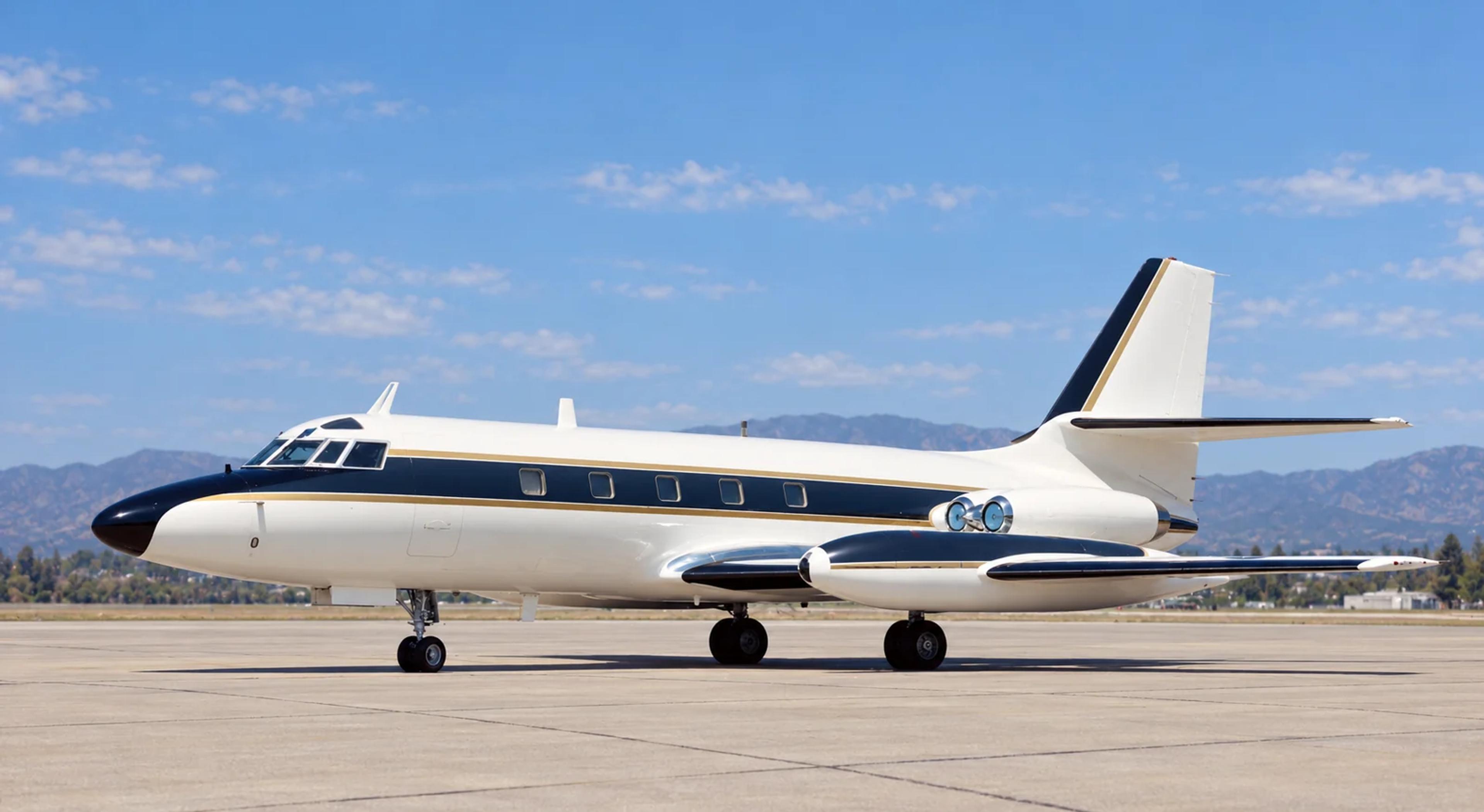 Lockheed JetStar / L-1329 JetStar aircraft illustration