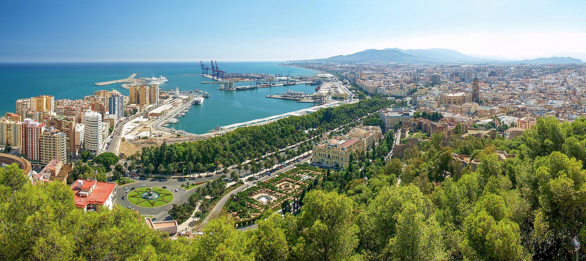 View of Malaga