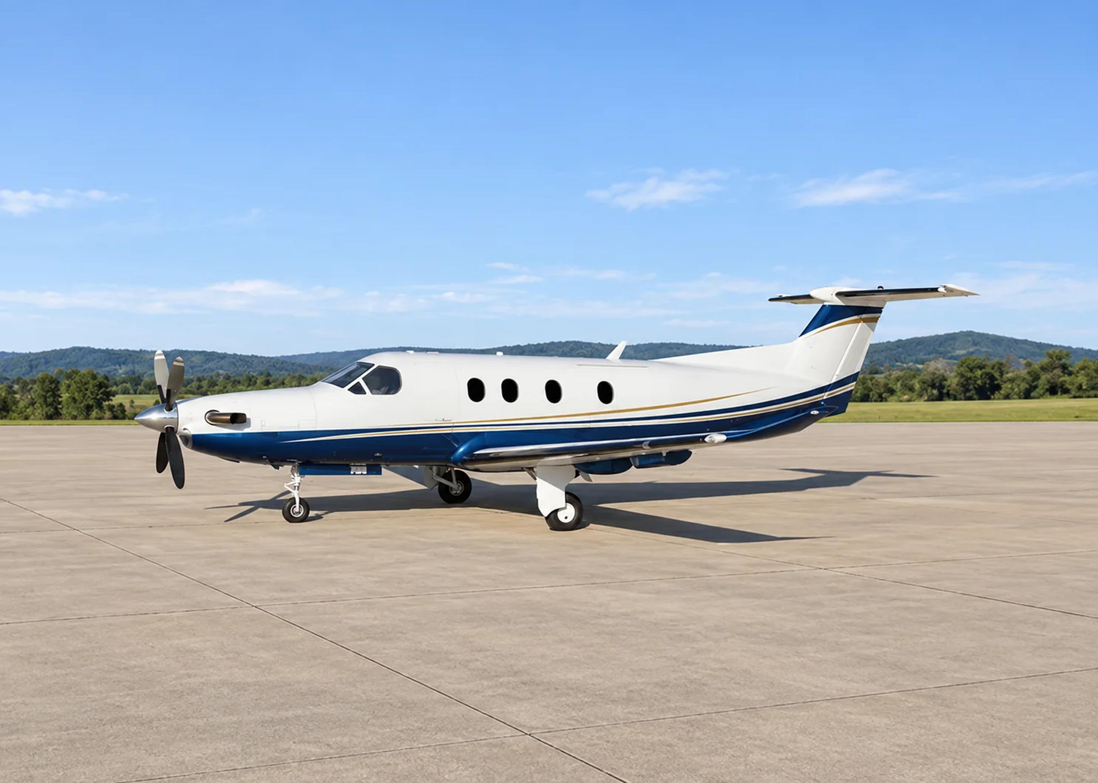 PC-12 early variants (PC-12/41; PC-12/45; PC-12/47 editorial illustration