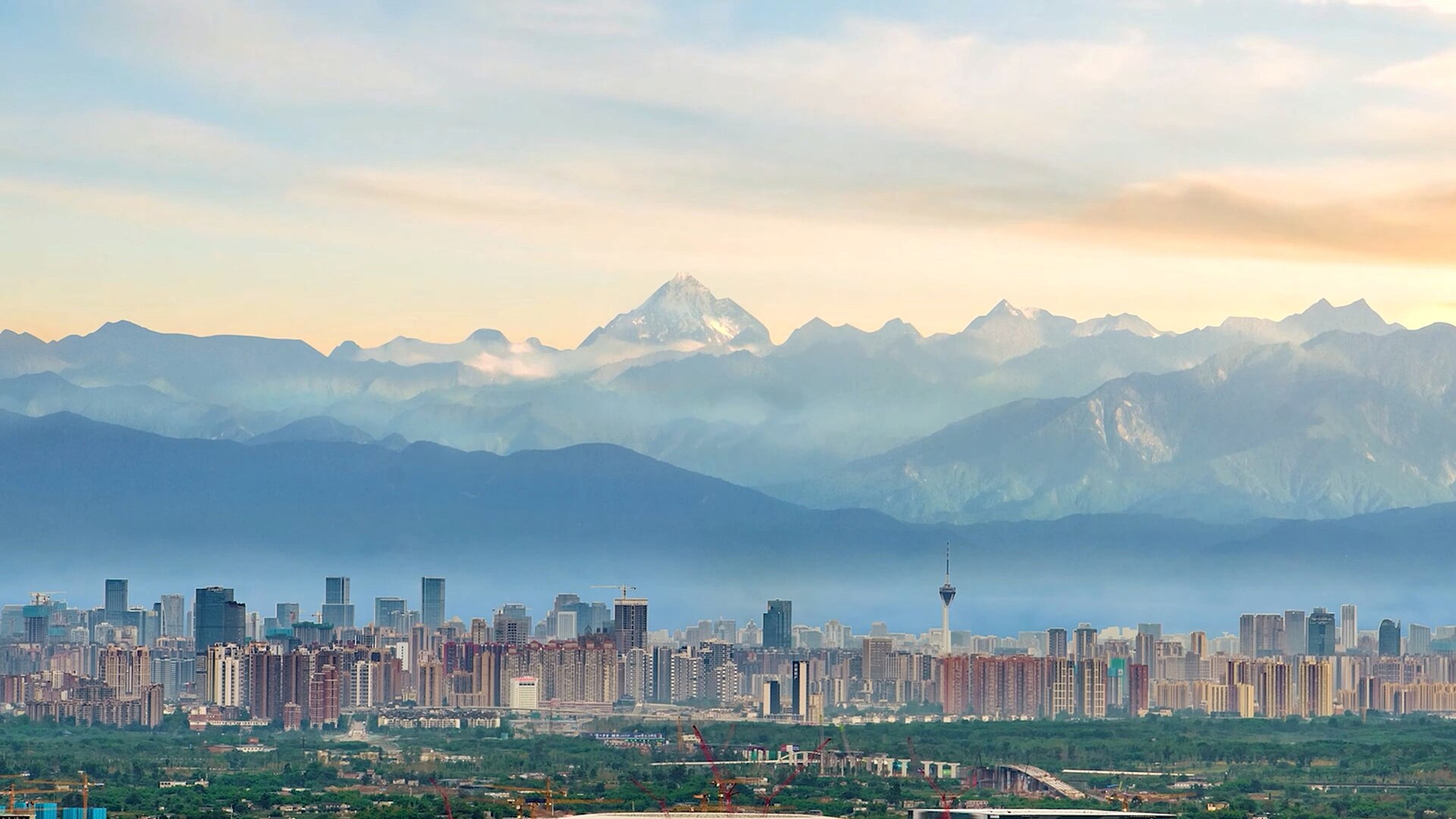 View of Chengdu