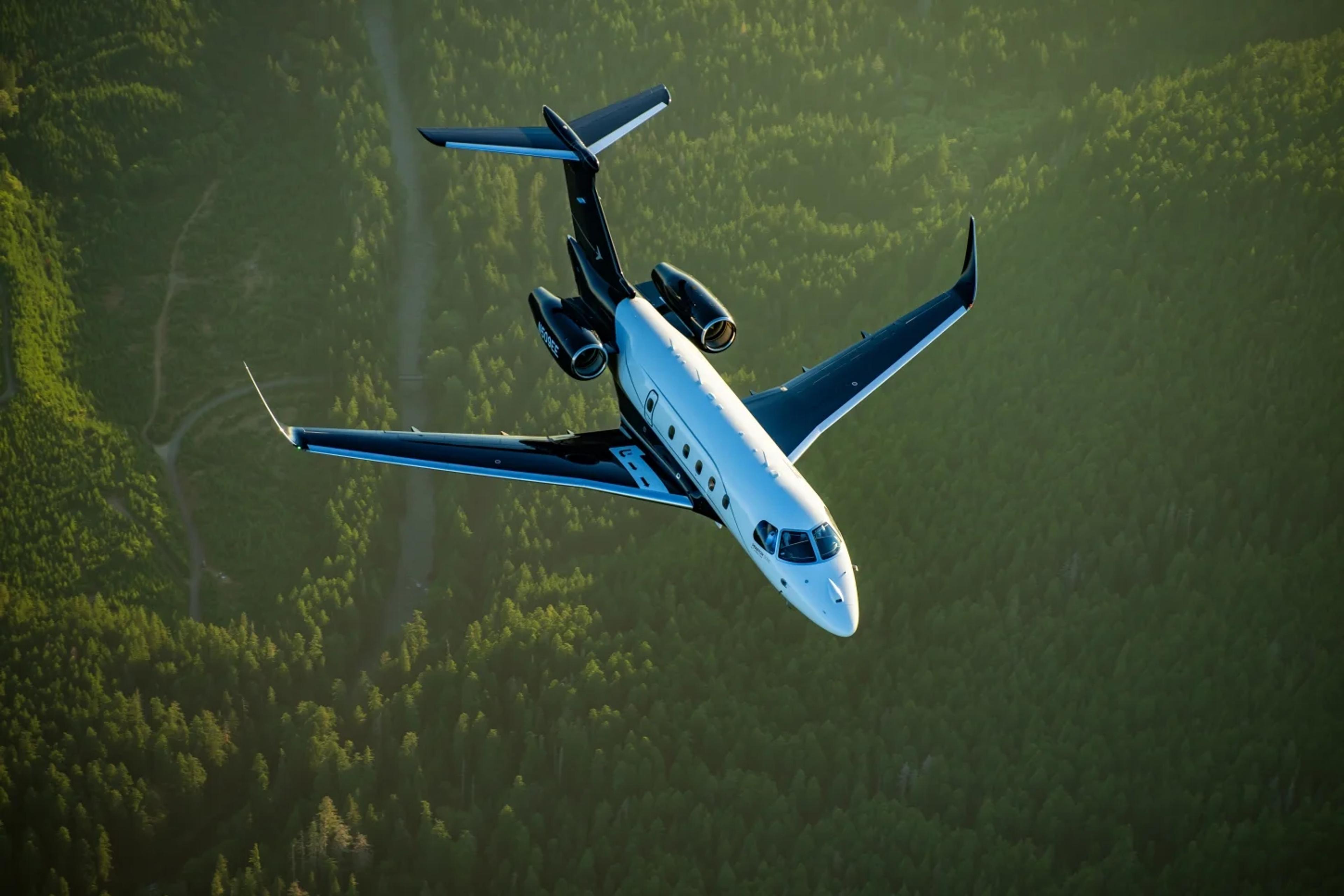 Praetor 500E, official Embraer image.
