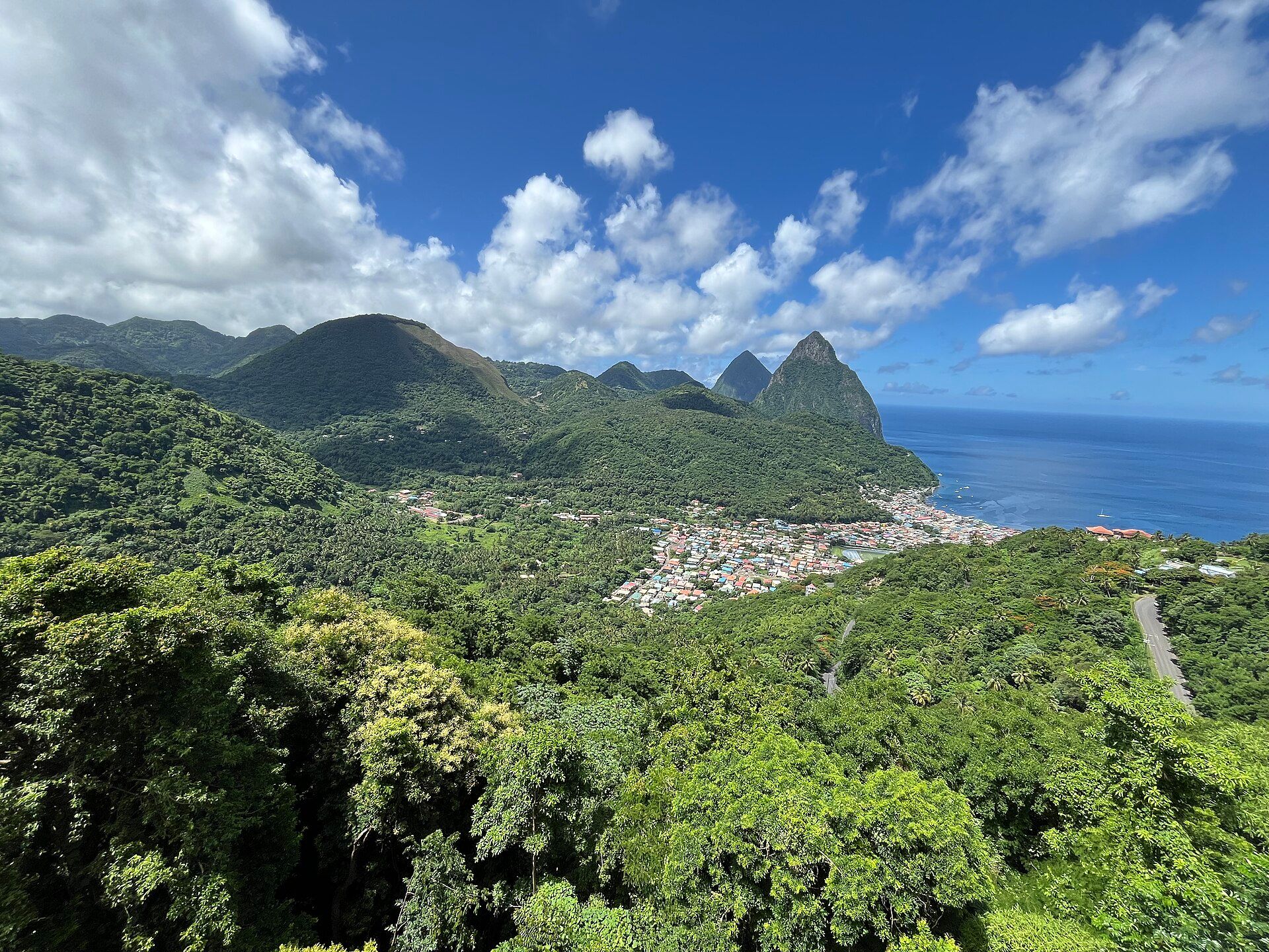 View of St. Lucia