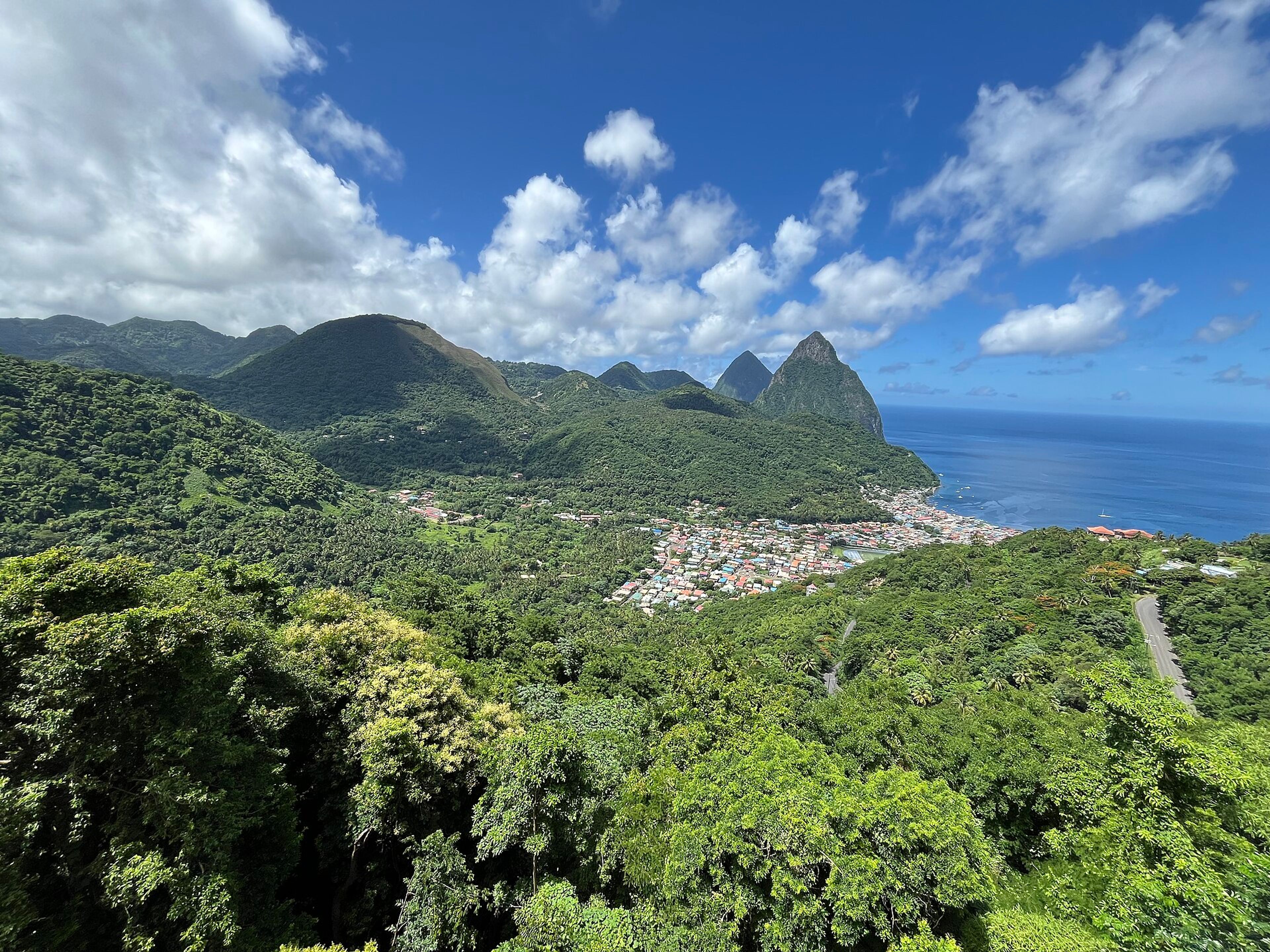 View of St. Lucia