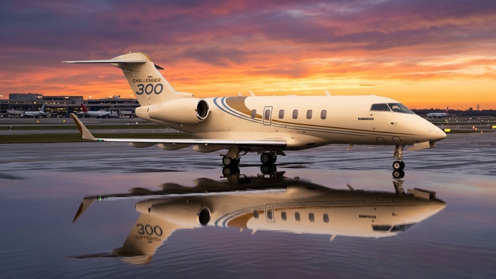 Challenger 300 aircraft