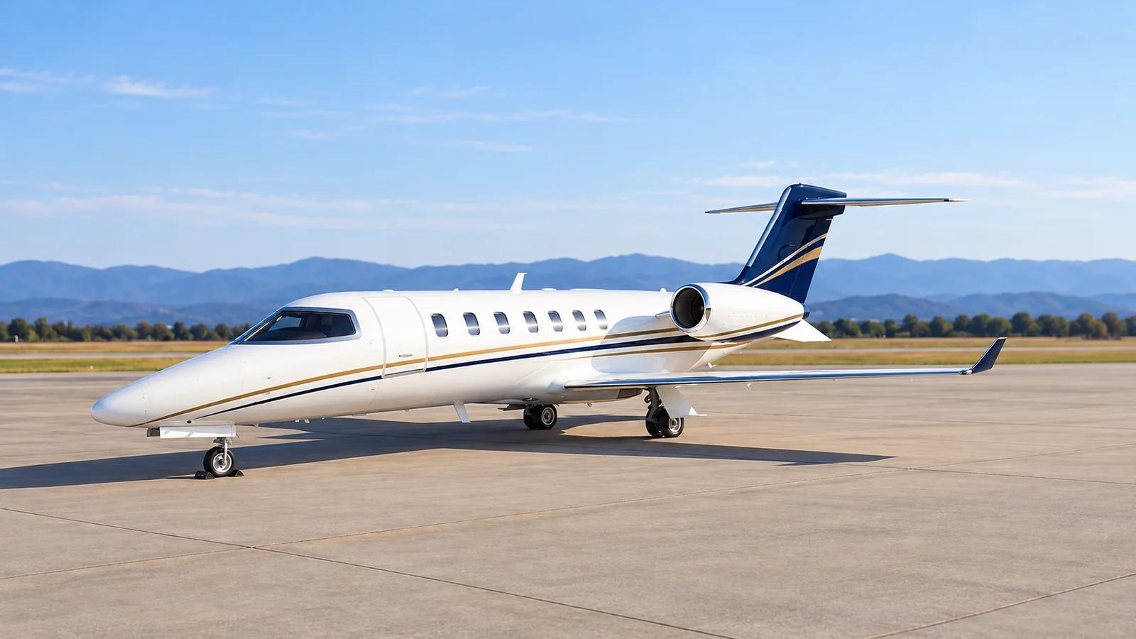 Learjet 40 aircraft