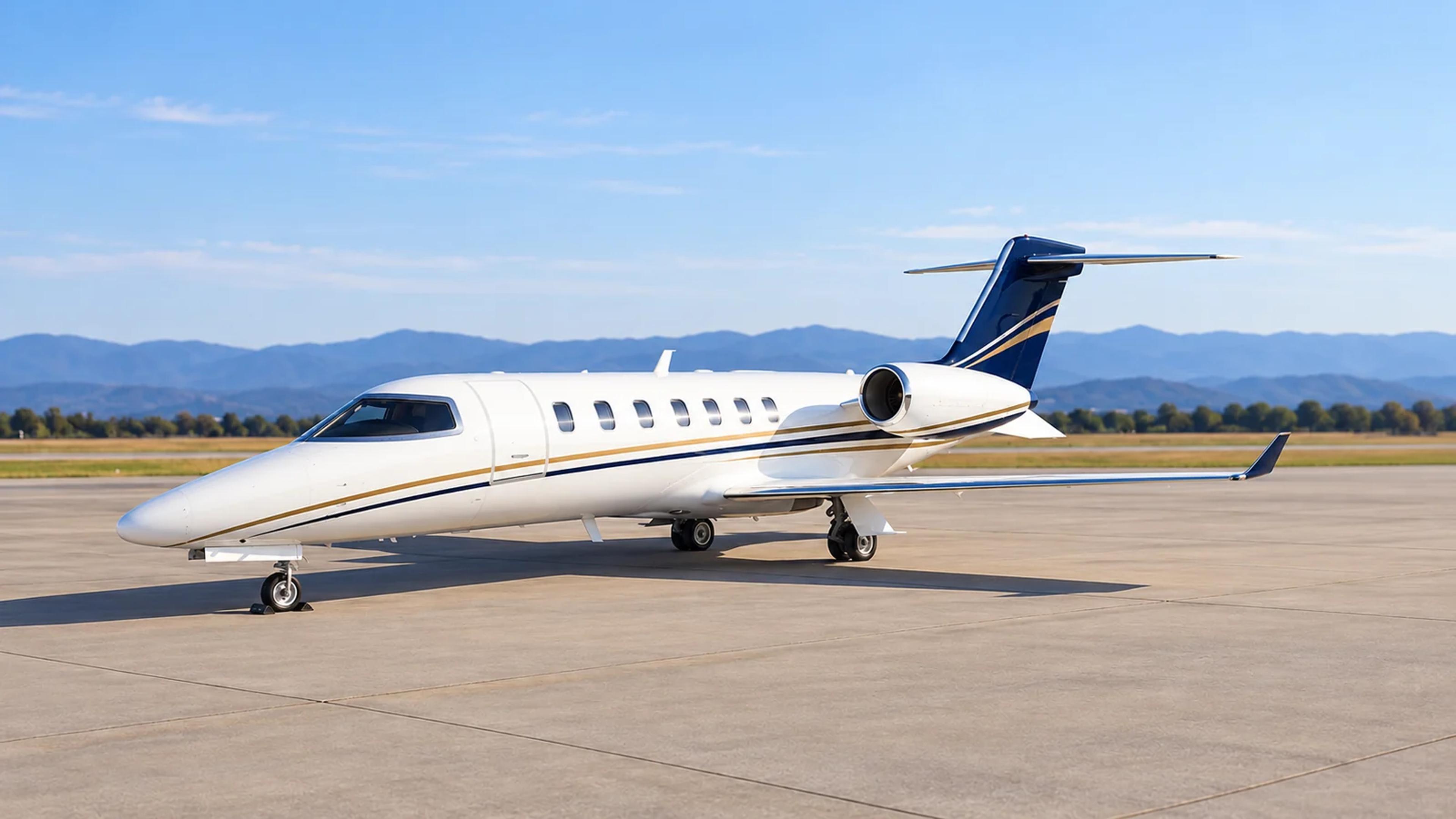 Learjet 40 aircraft