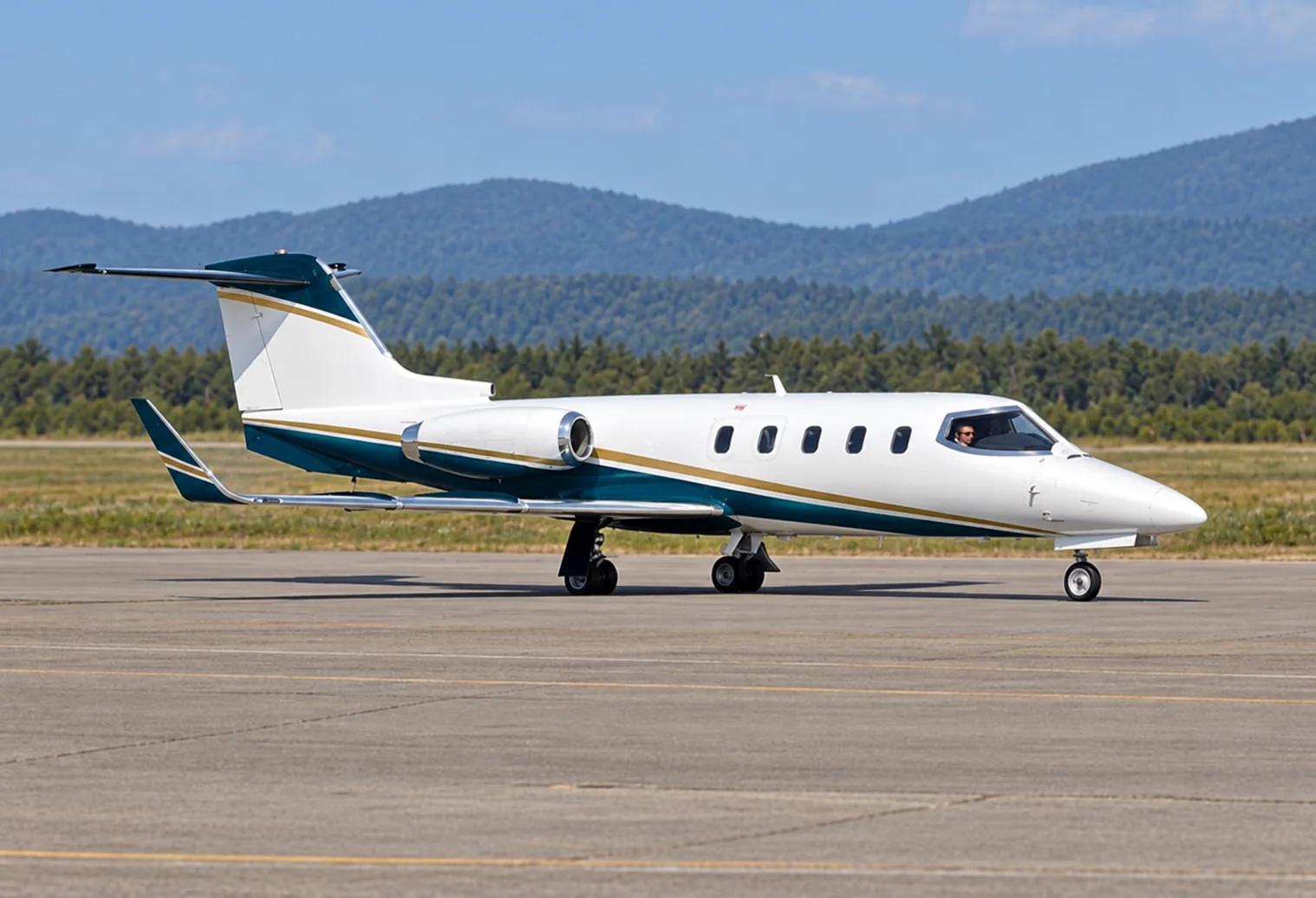 Learjet 29 aircraft illustration