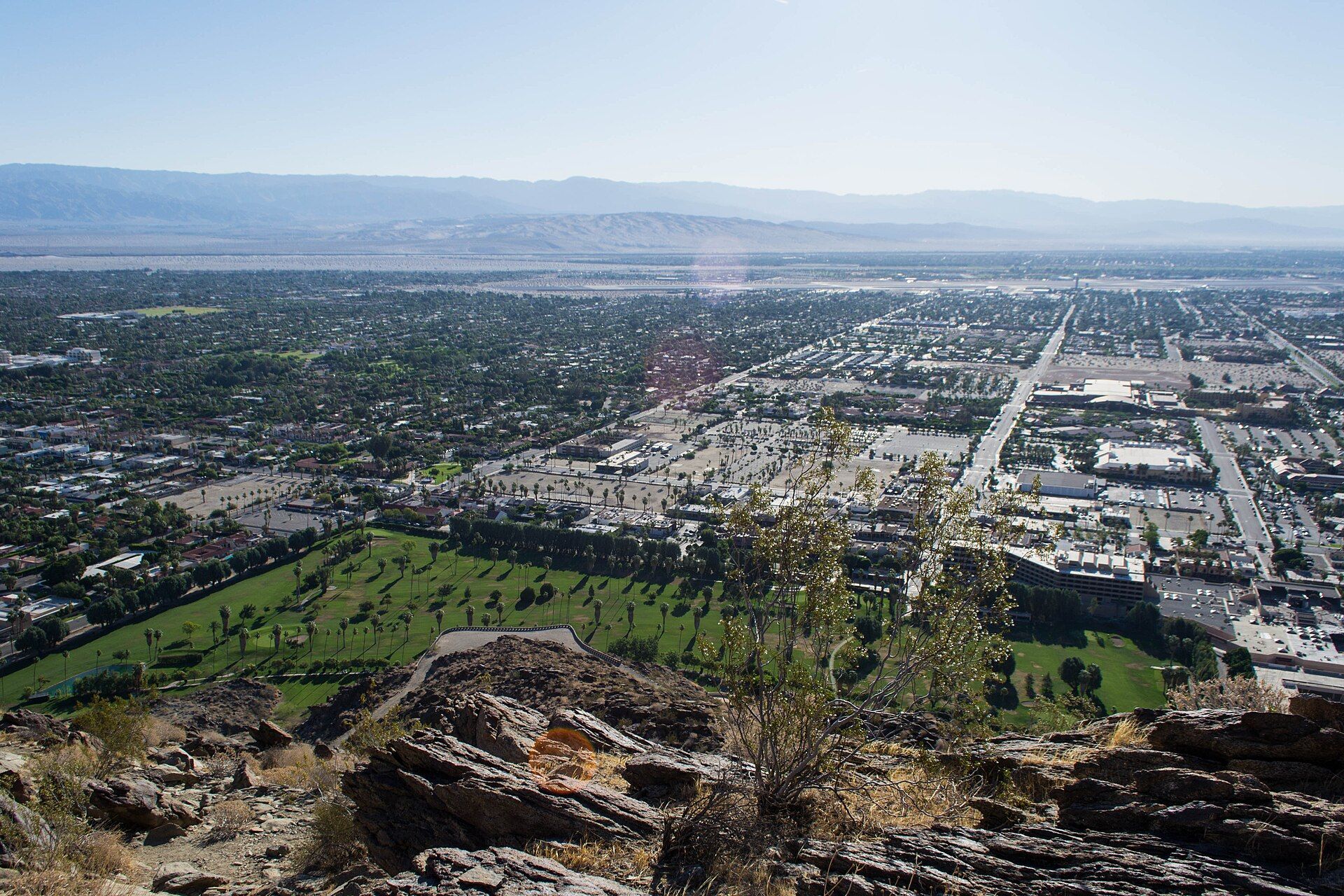 Palm Springs in the Coachella Valley.