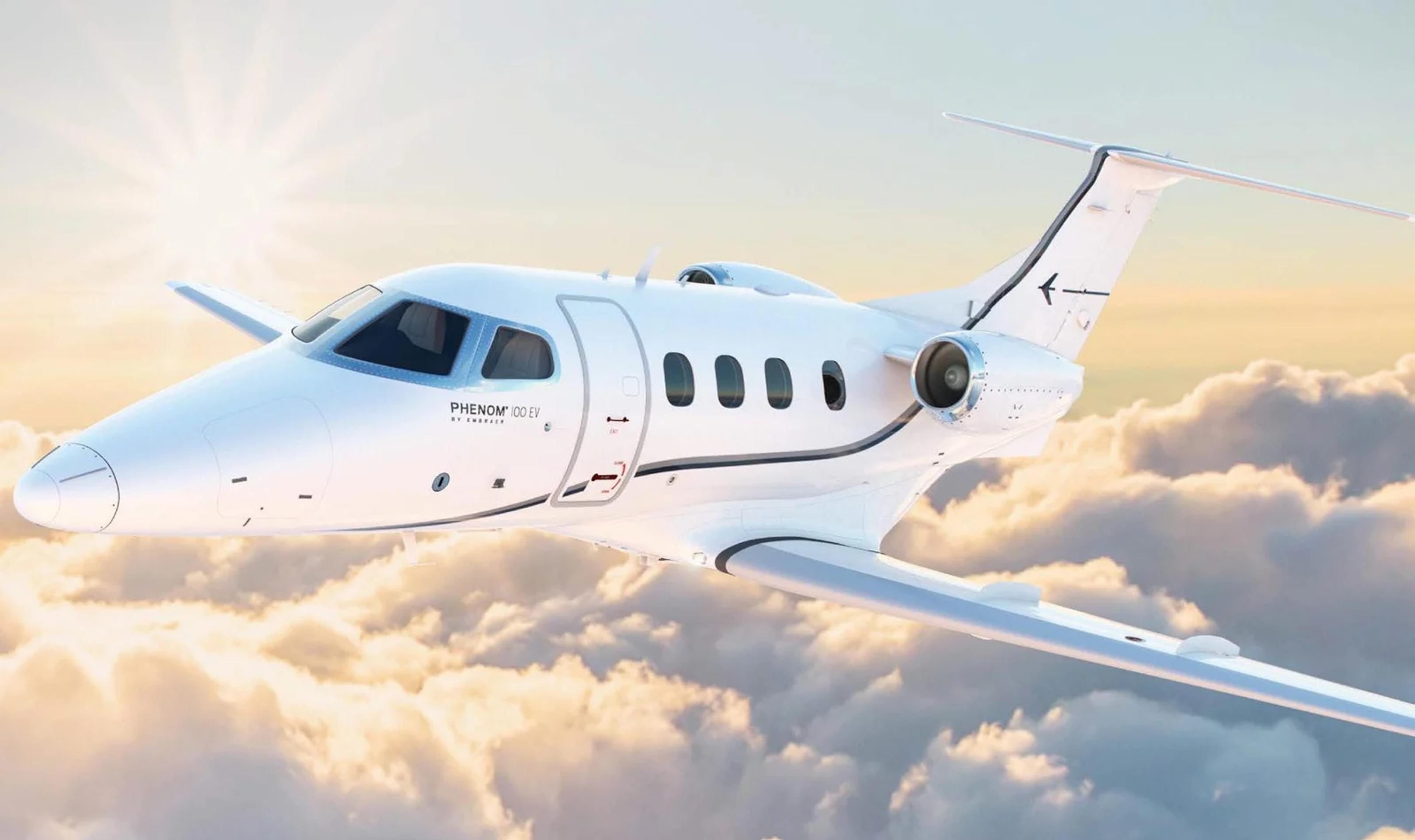Phenom 100EV, official Embraer image.