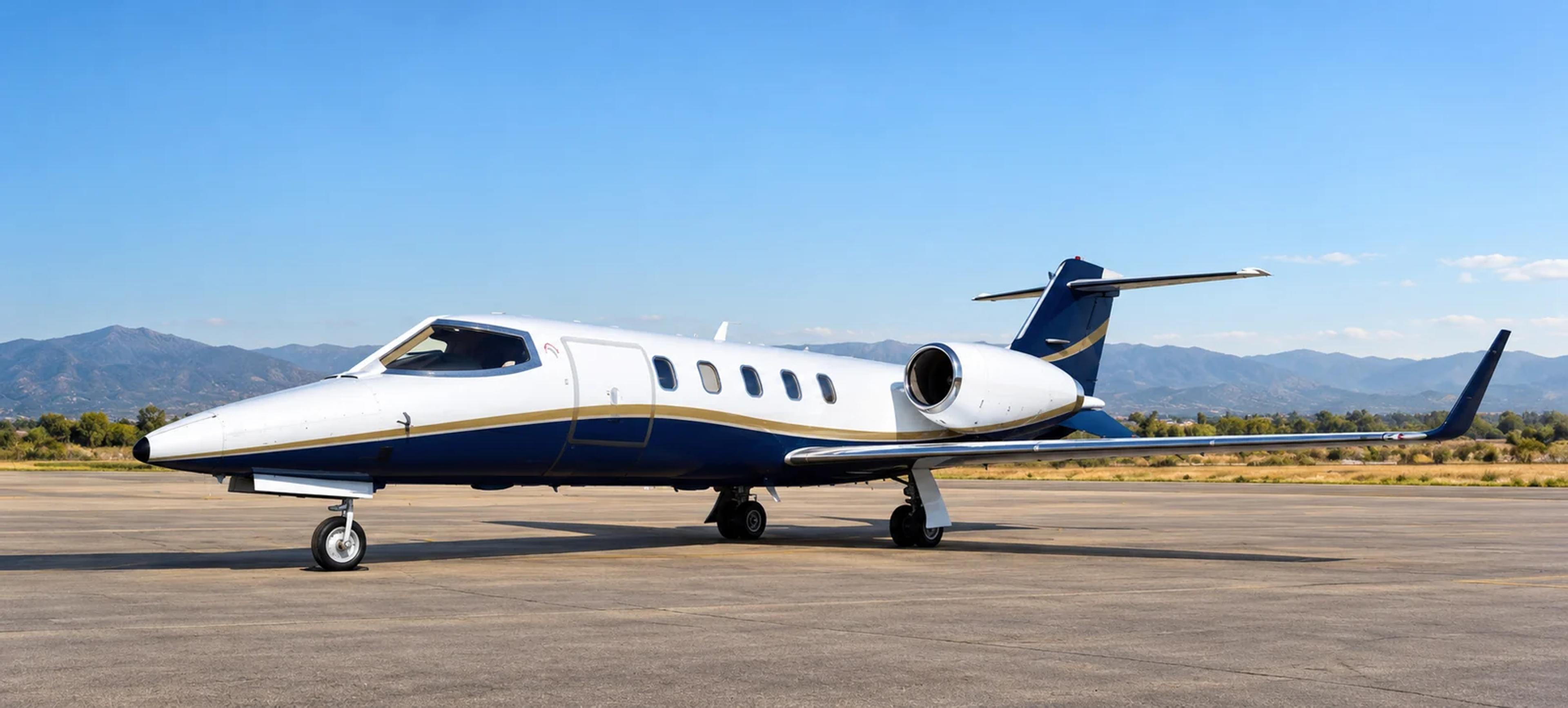 Learjet 31 aircraft