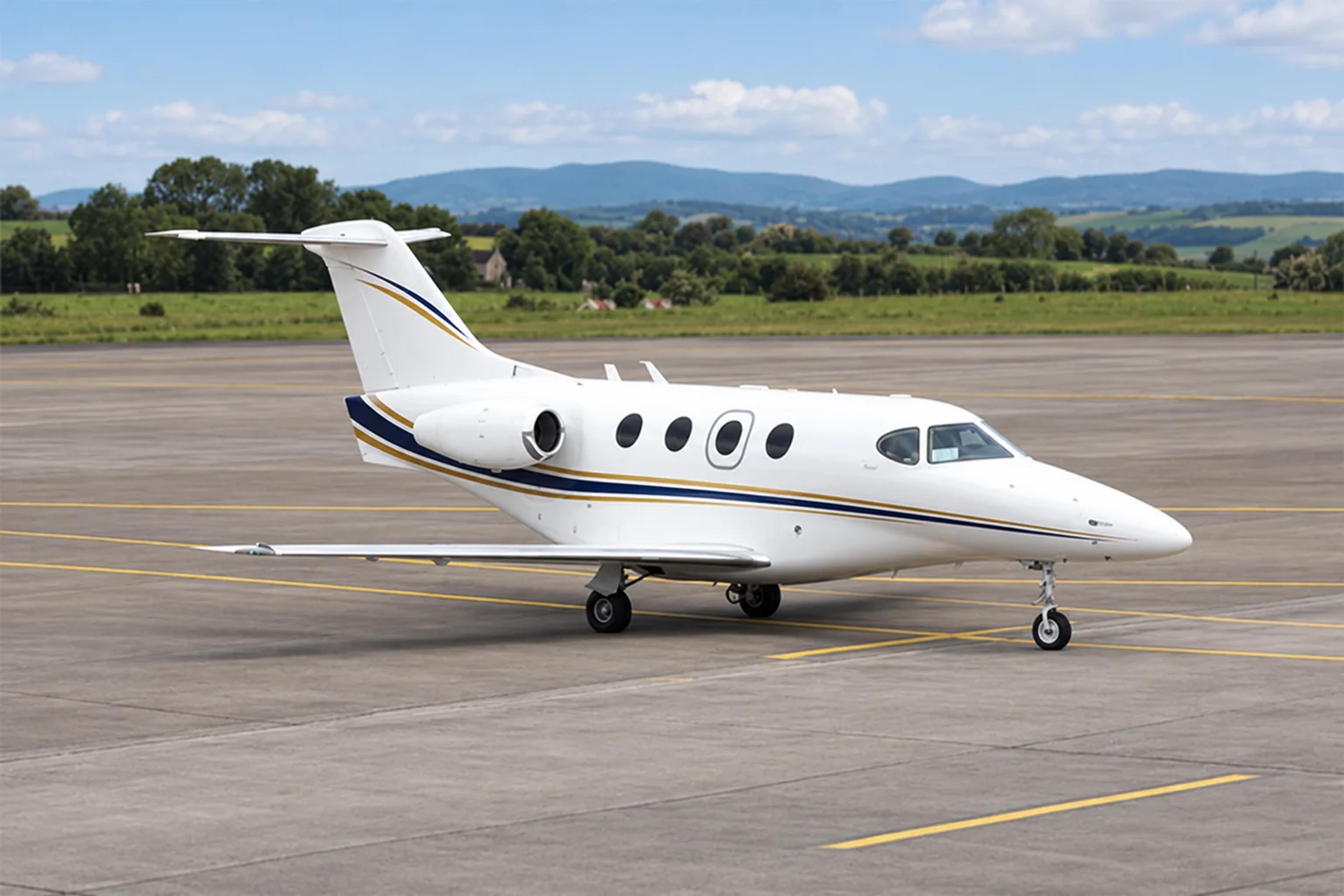 Beechcraft Premier I editorial illustration