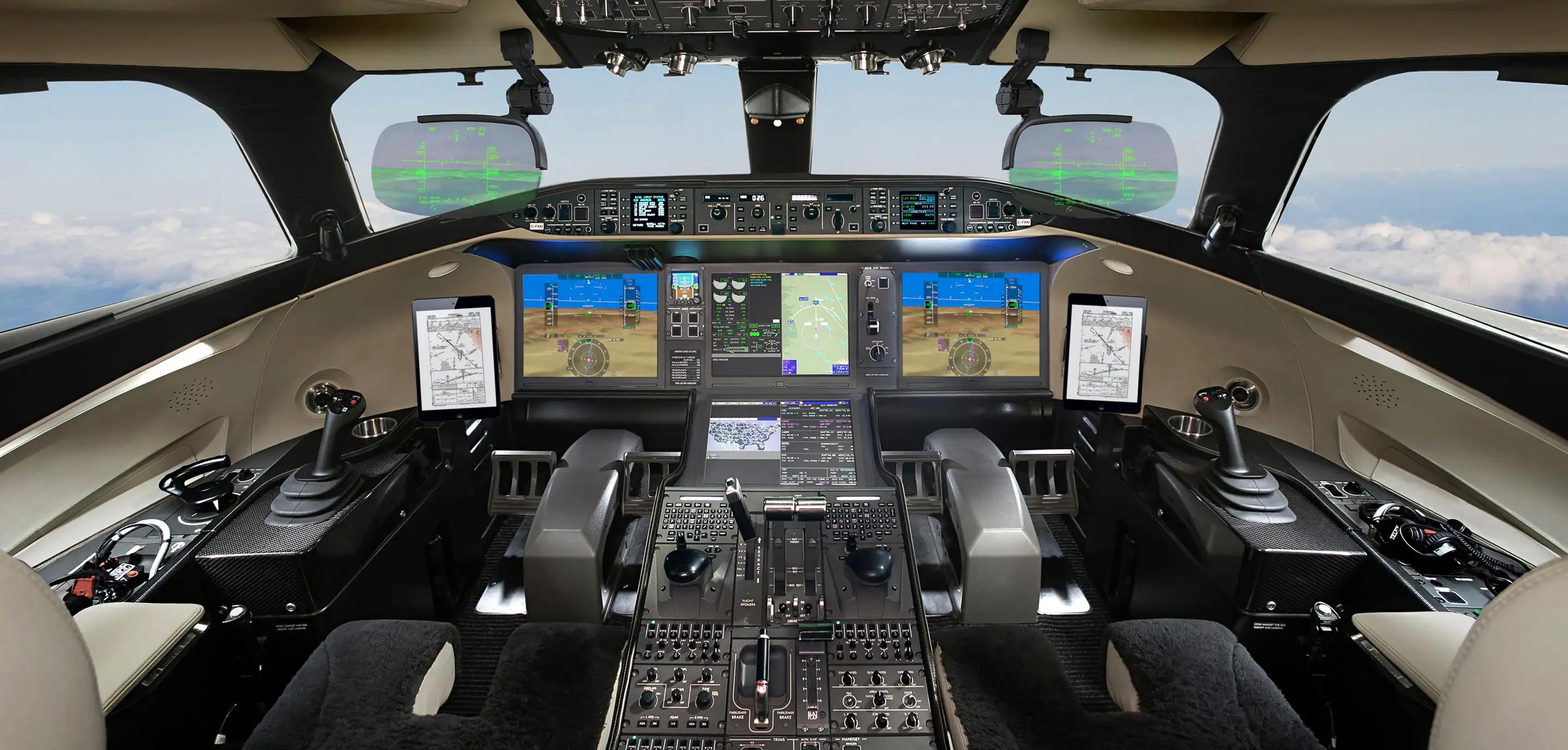 Bombardier Global 7500 cockpit