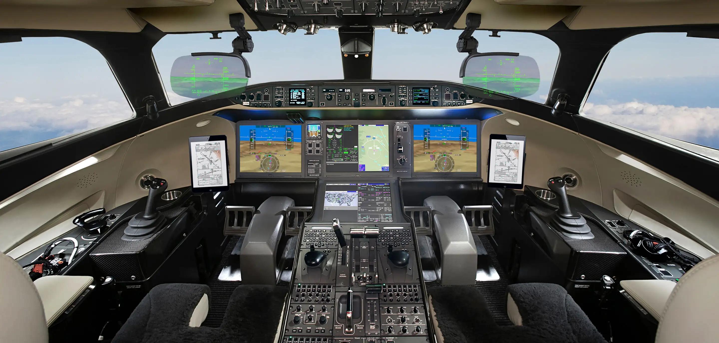 Bombardier Global 7500 cockpit