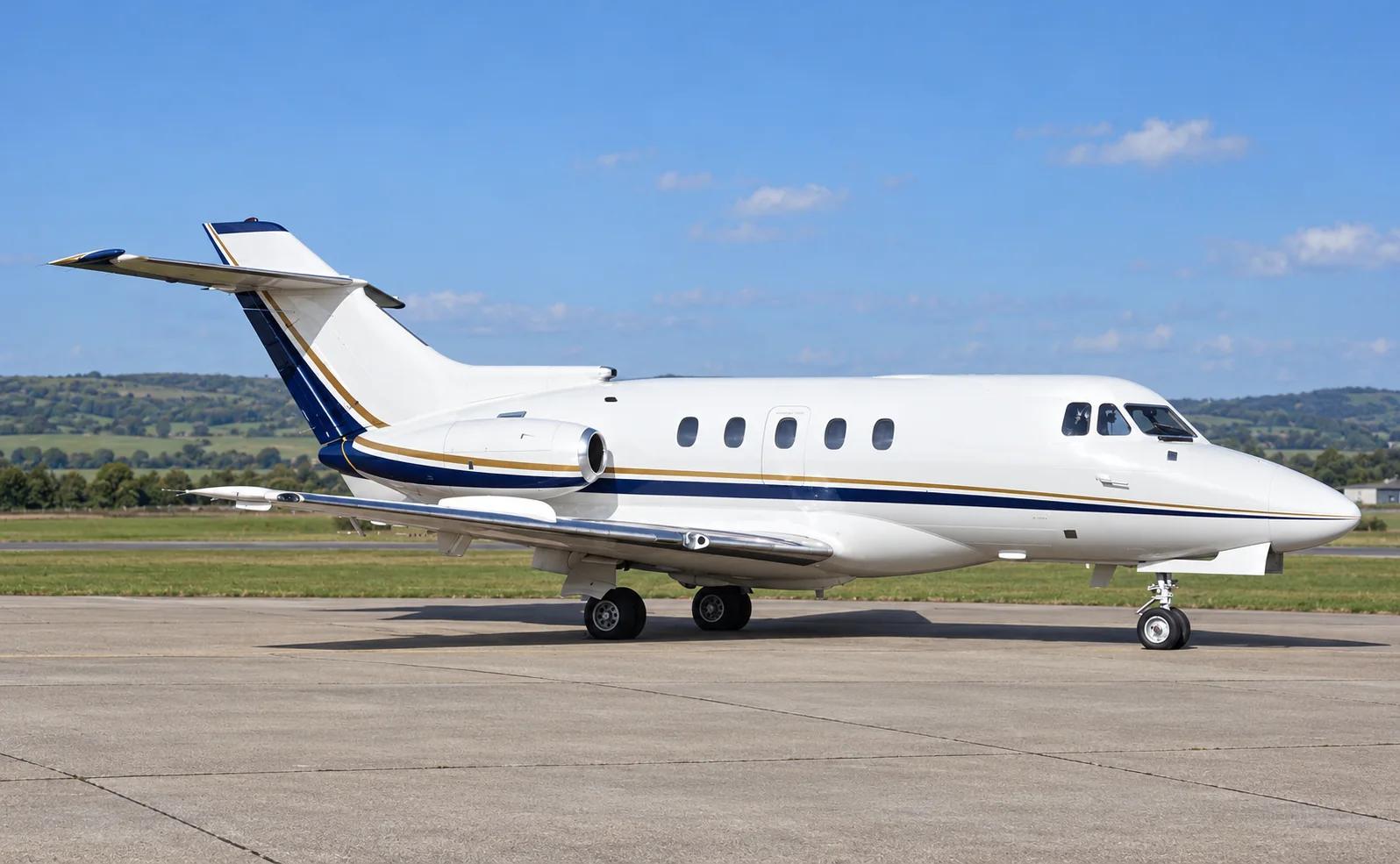 Hawker 125 400A editorial illustration