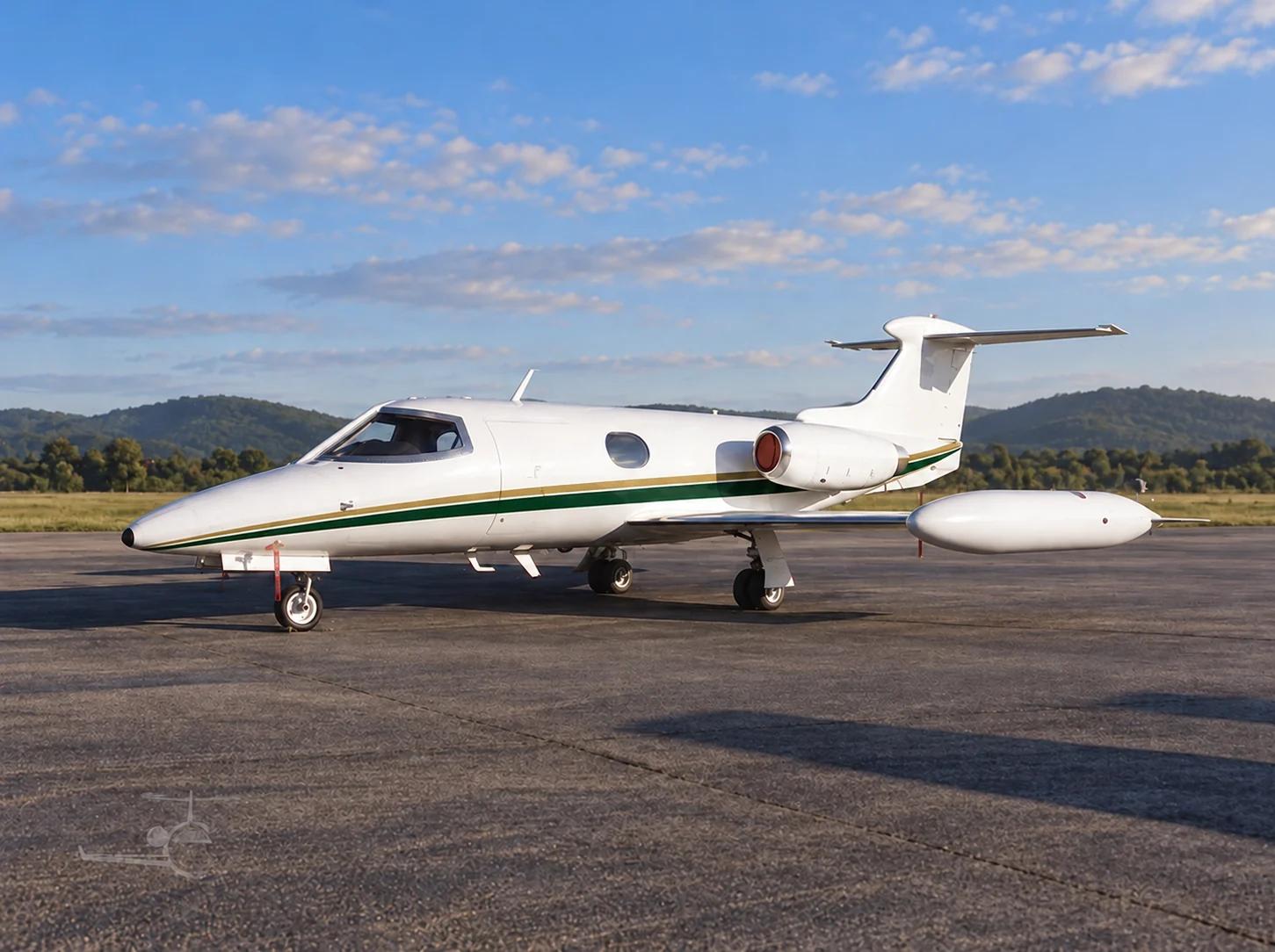 Learjet 24 aircraft illustration