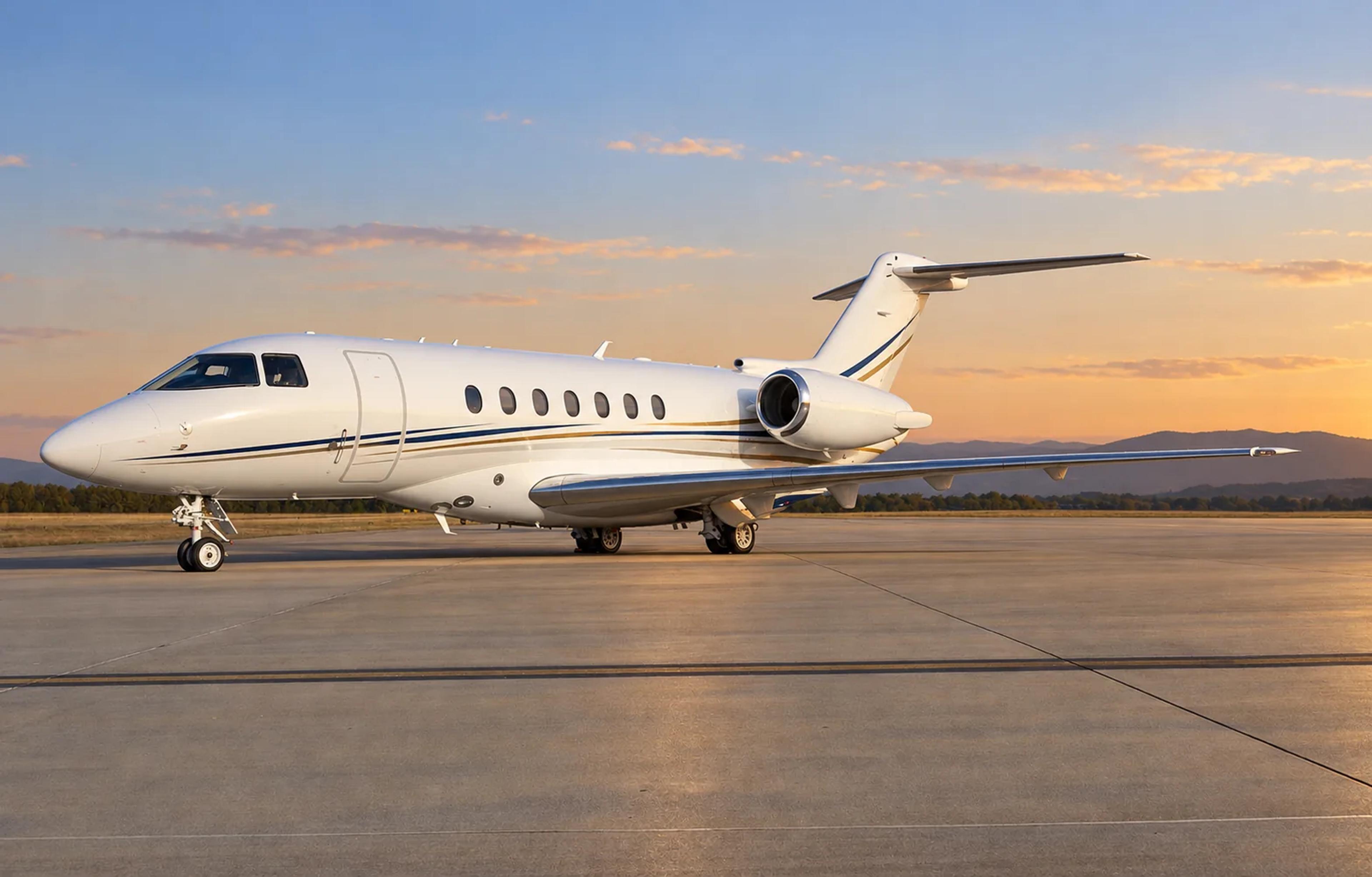 Hawker 4000 editorial illustration