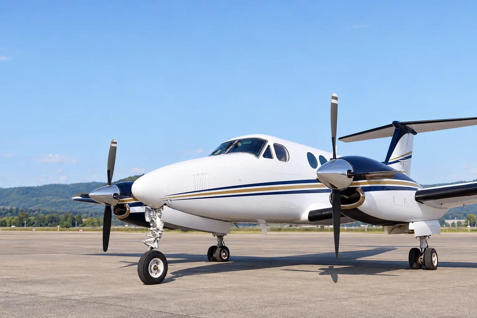 King Air B200GT editorial illustration