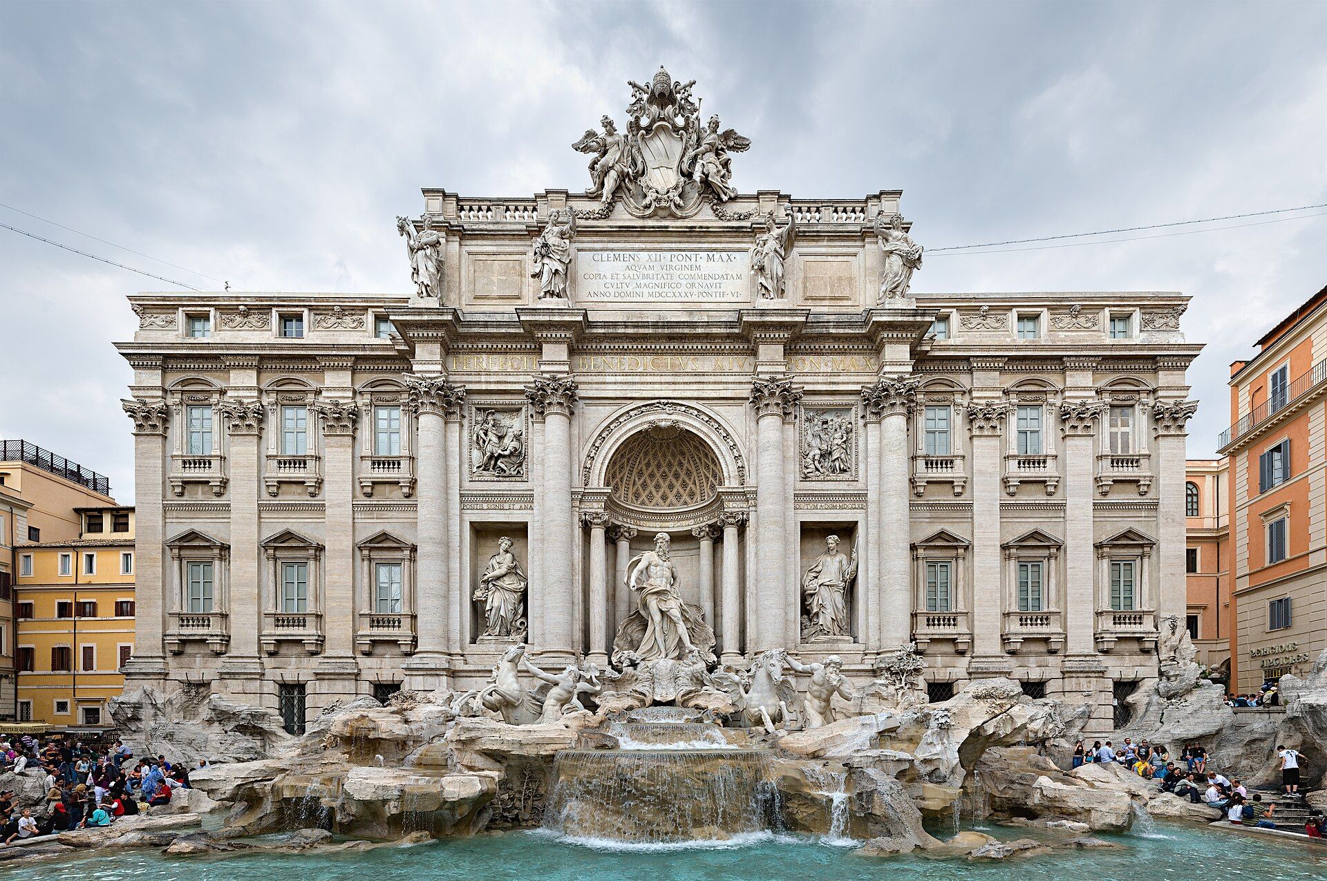 The Trevi Fountain, Rome.