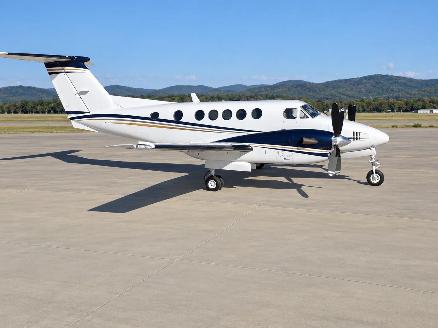 King Air 300 editorial illustration