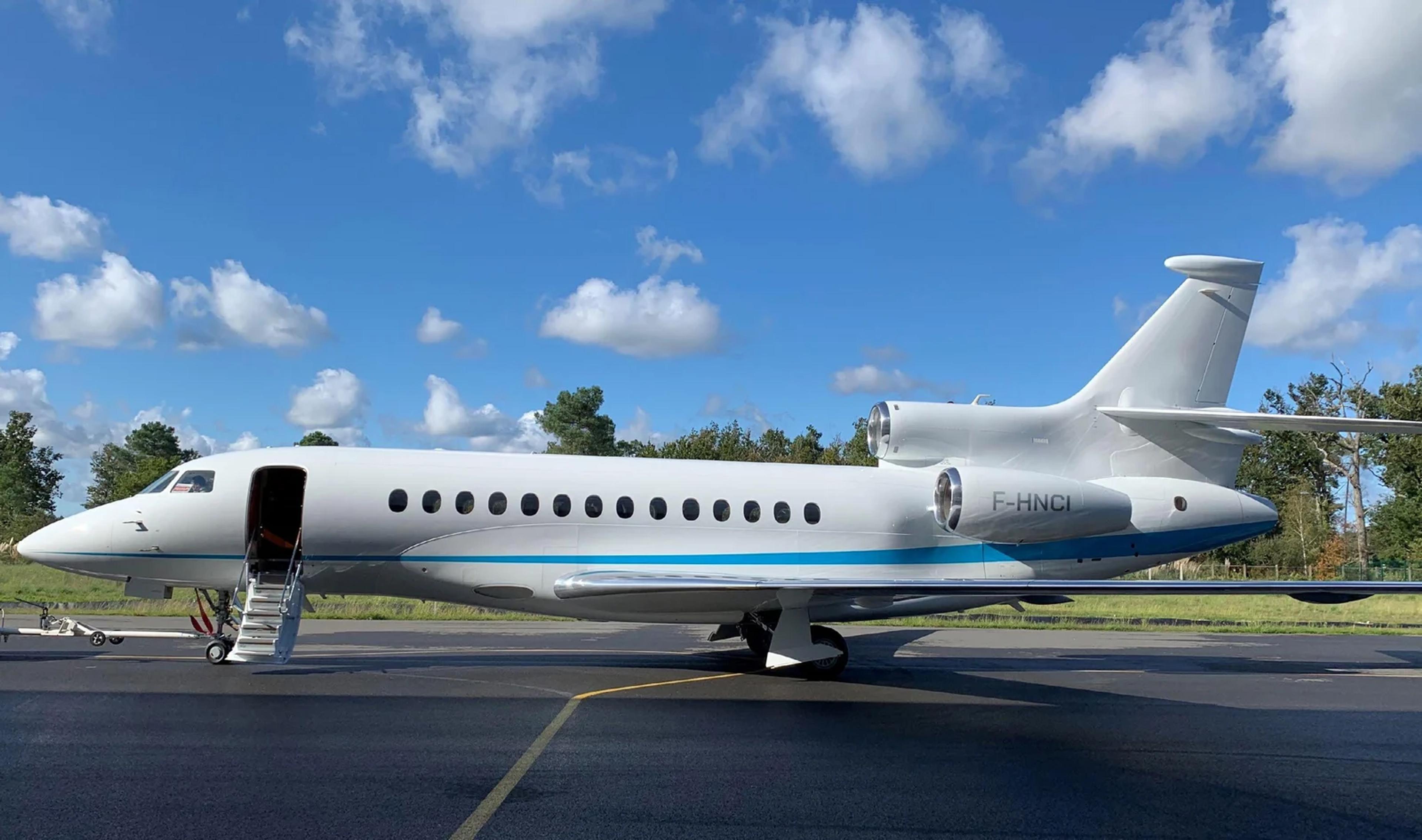 Falcon 7X, official Dassault Falcon image.