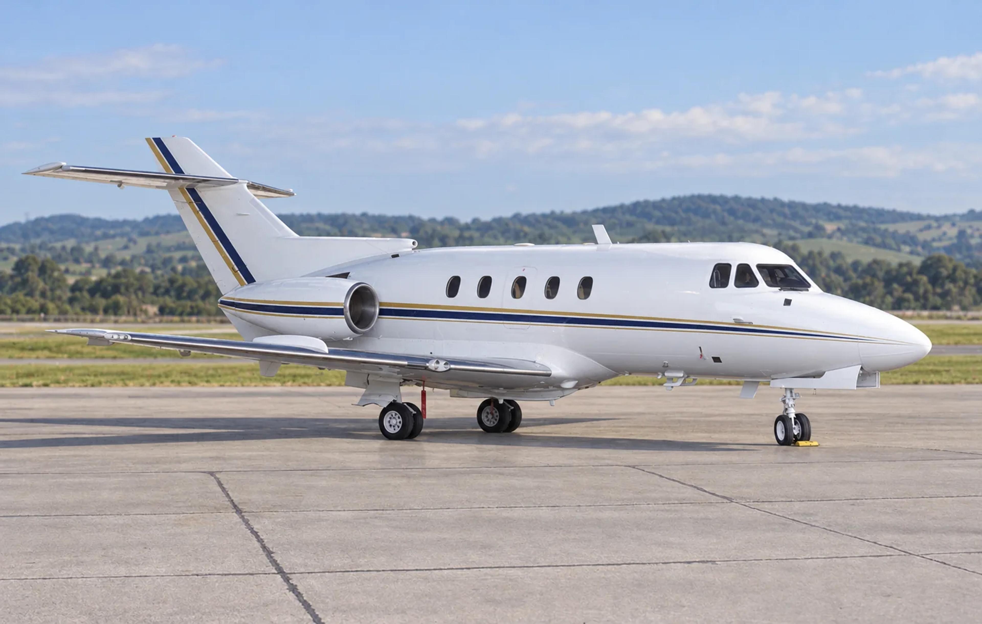 Hawker 125 3A Ras editorial illustration
