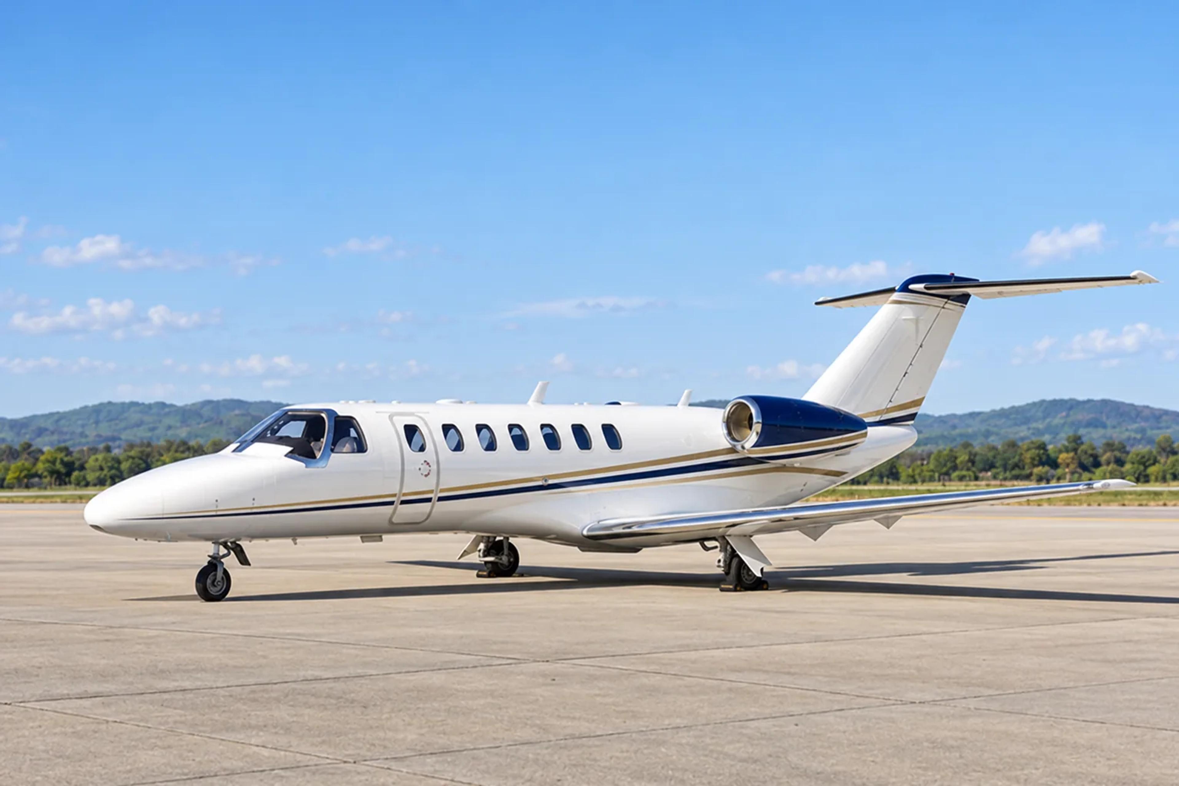 Citation CJ3 editorial illustration