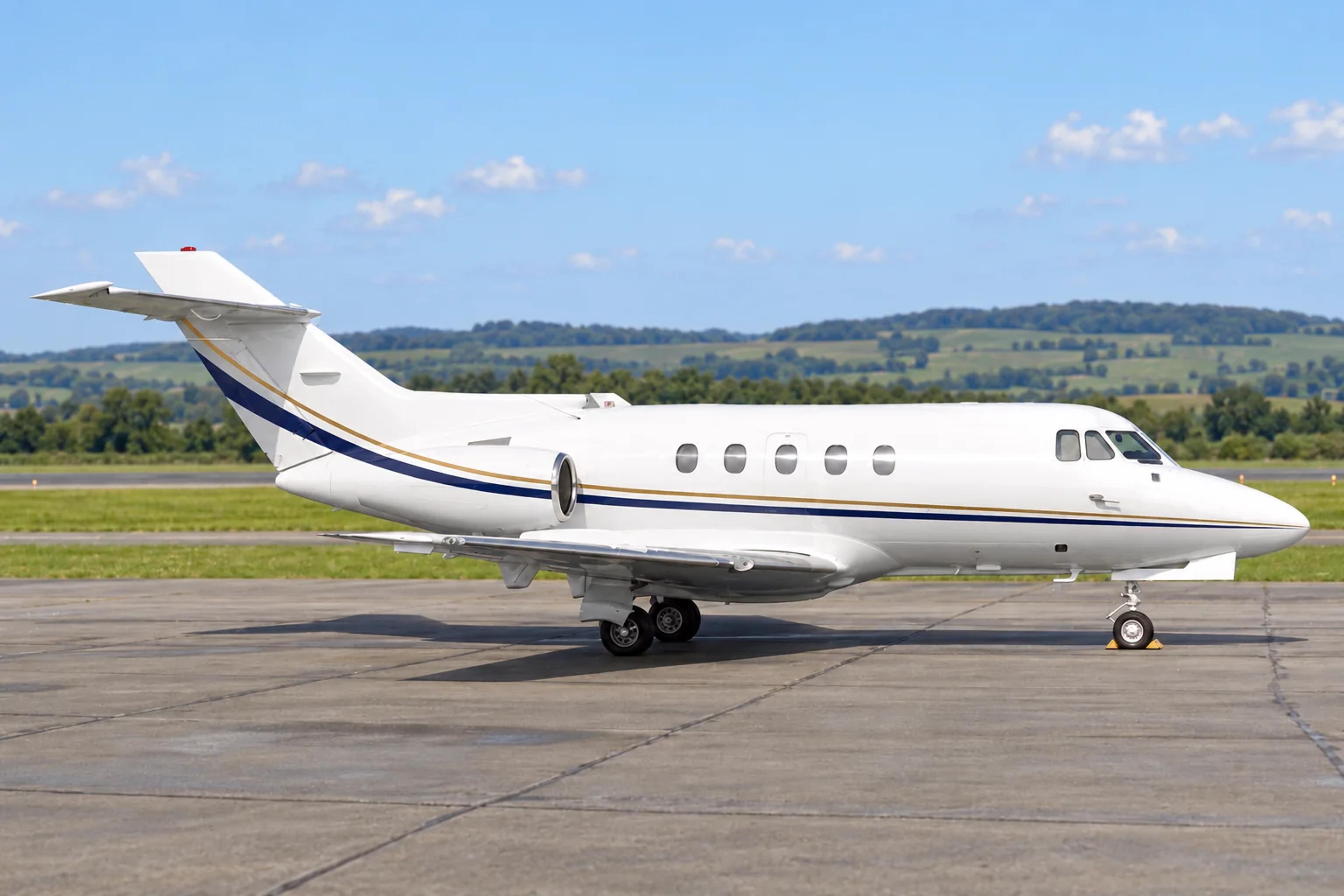 Hawker 125 3AS editorial illustration