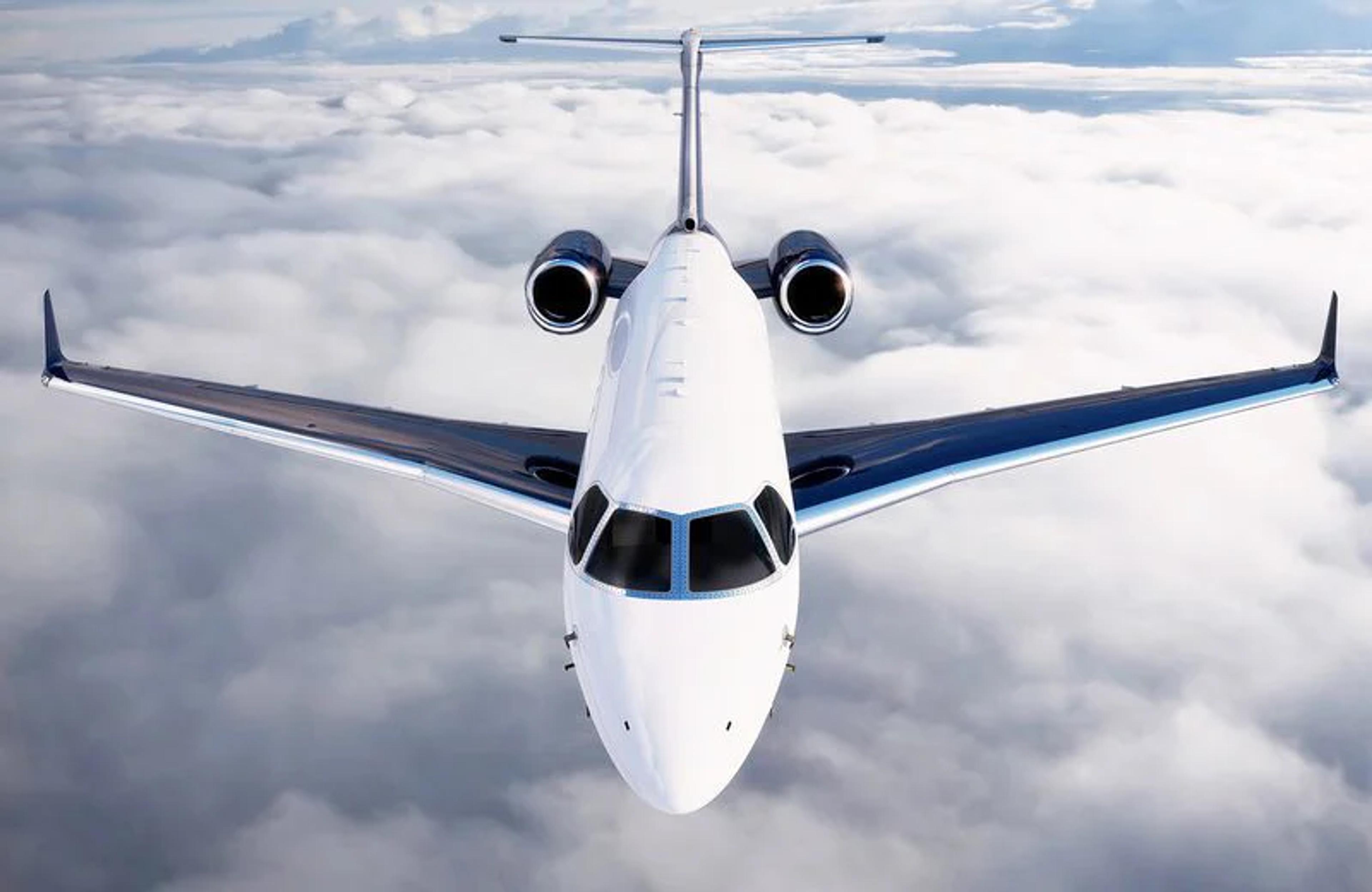 Legacy 450 pictured during its original flight-test program.