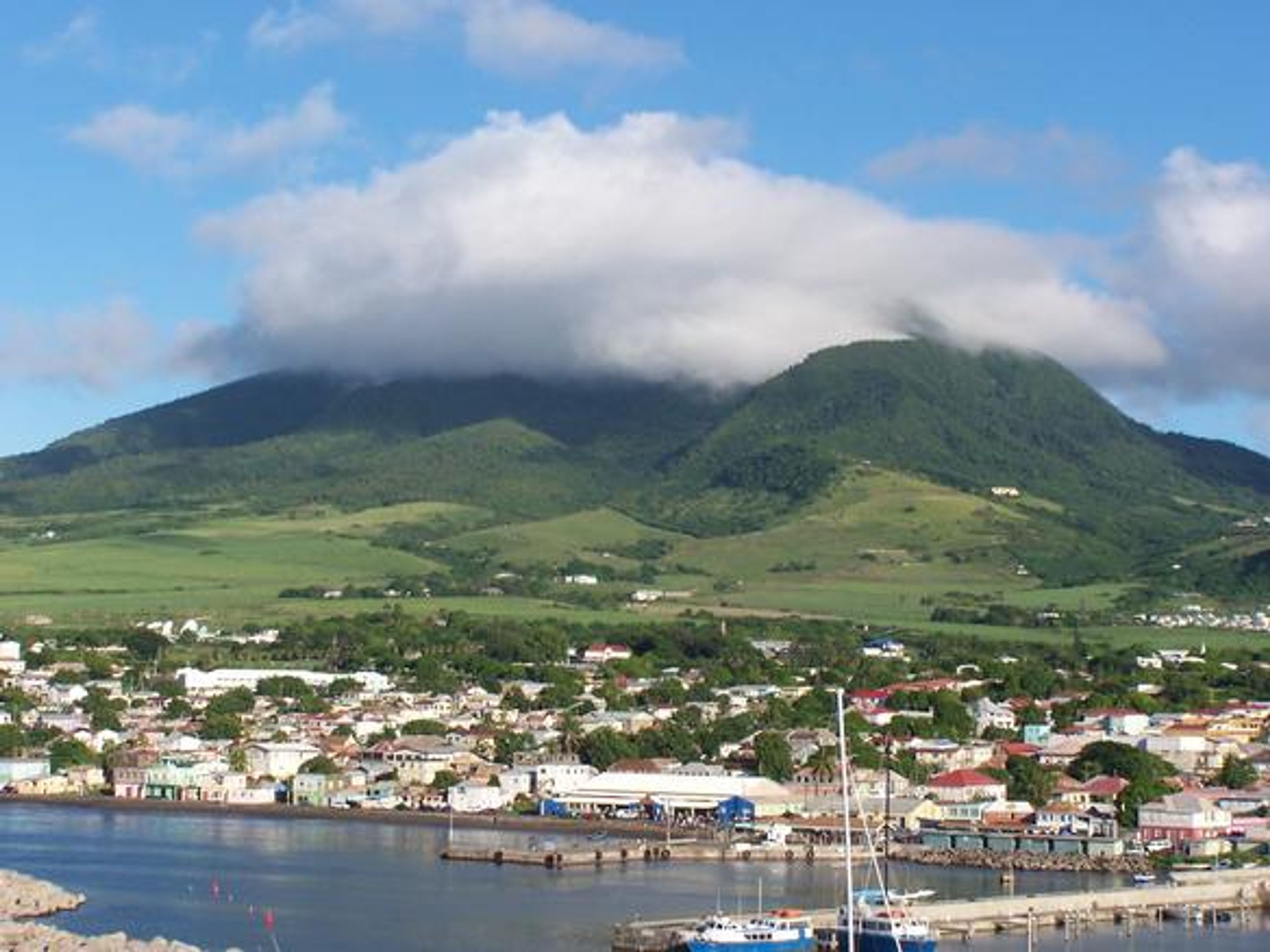 View of St. Kitts and Nevis