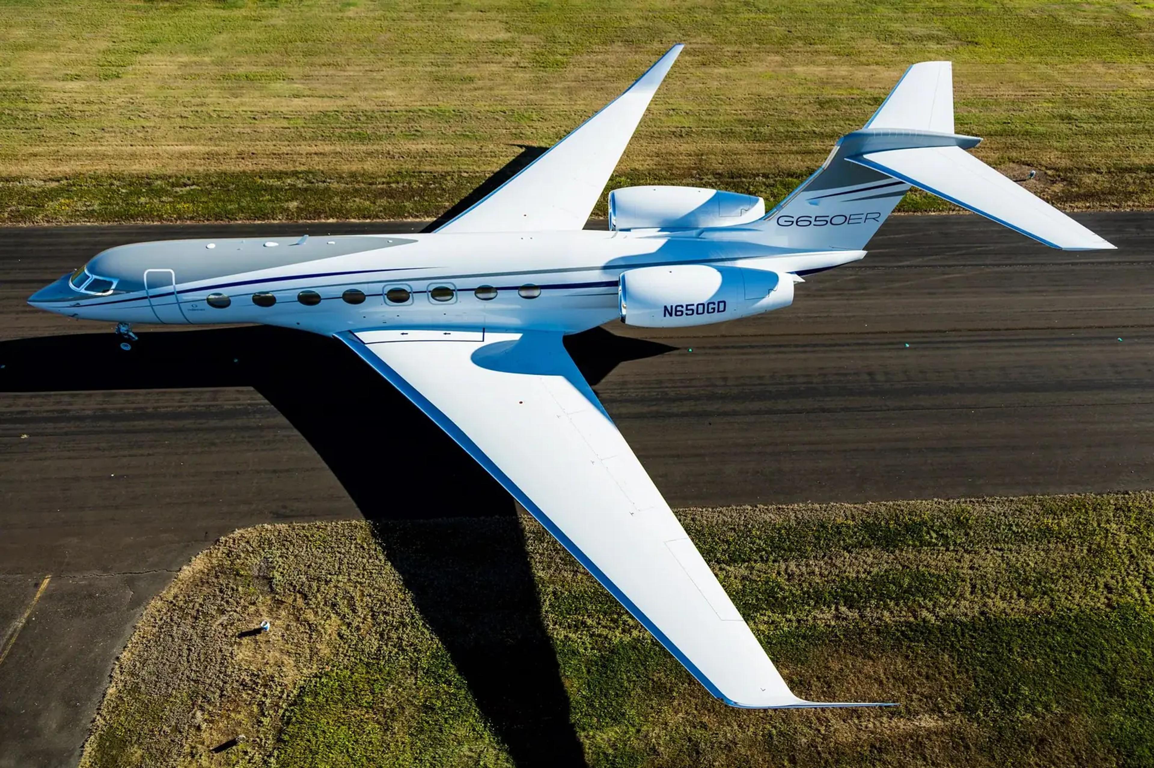 G650ER aircraft