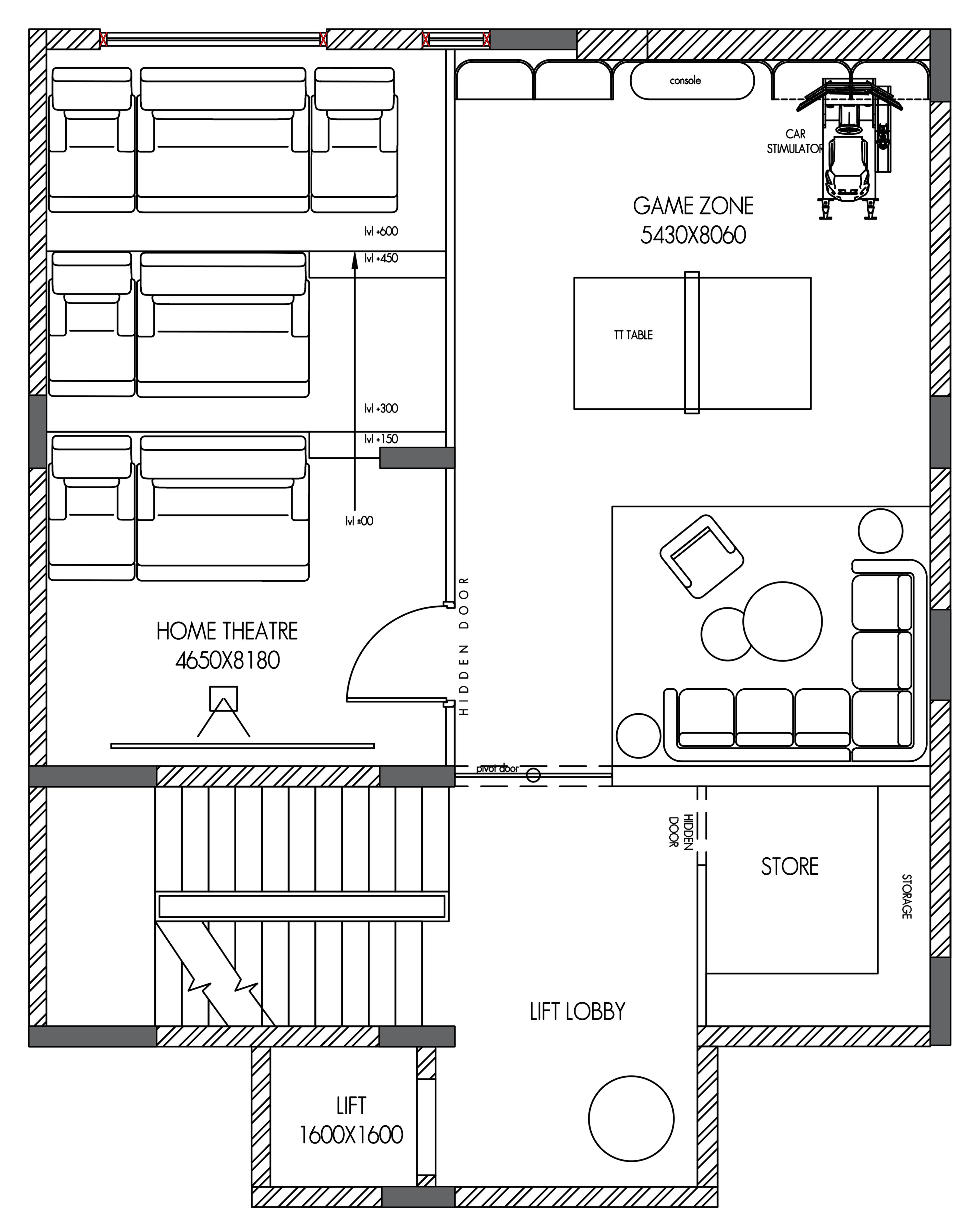 Basement floor
