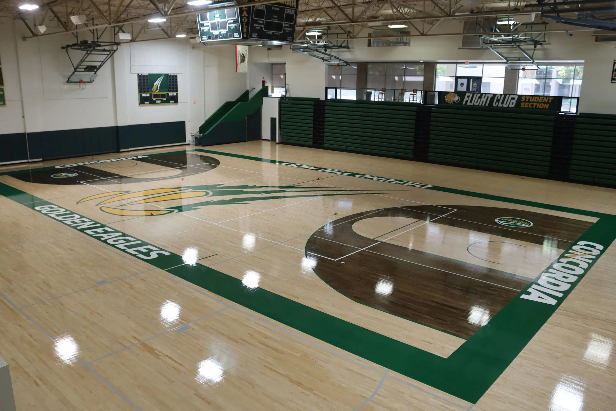 Basketball arena at Concordia University Irvine