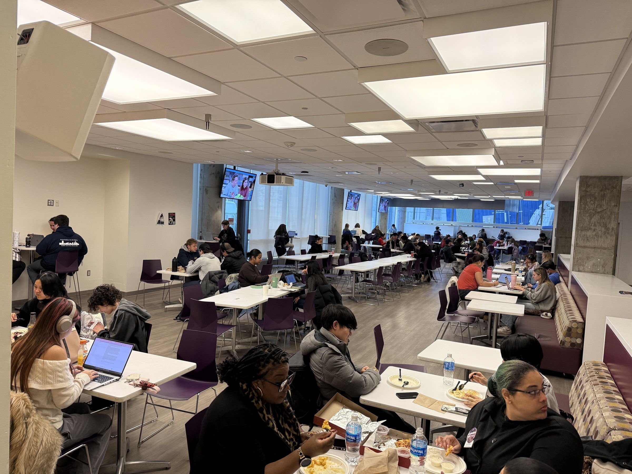 Suffolk University dining hall