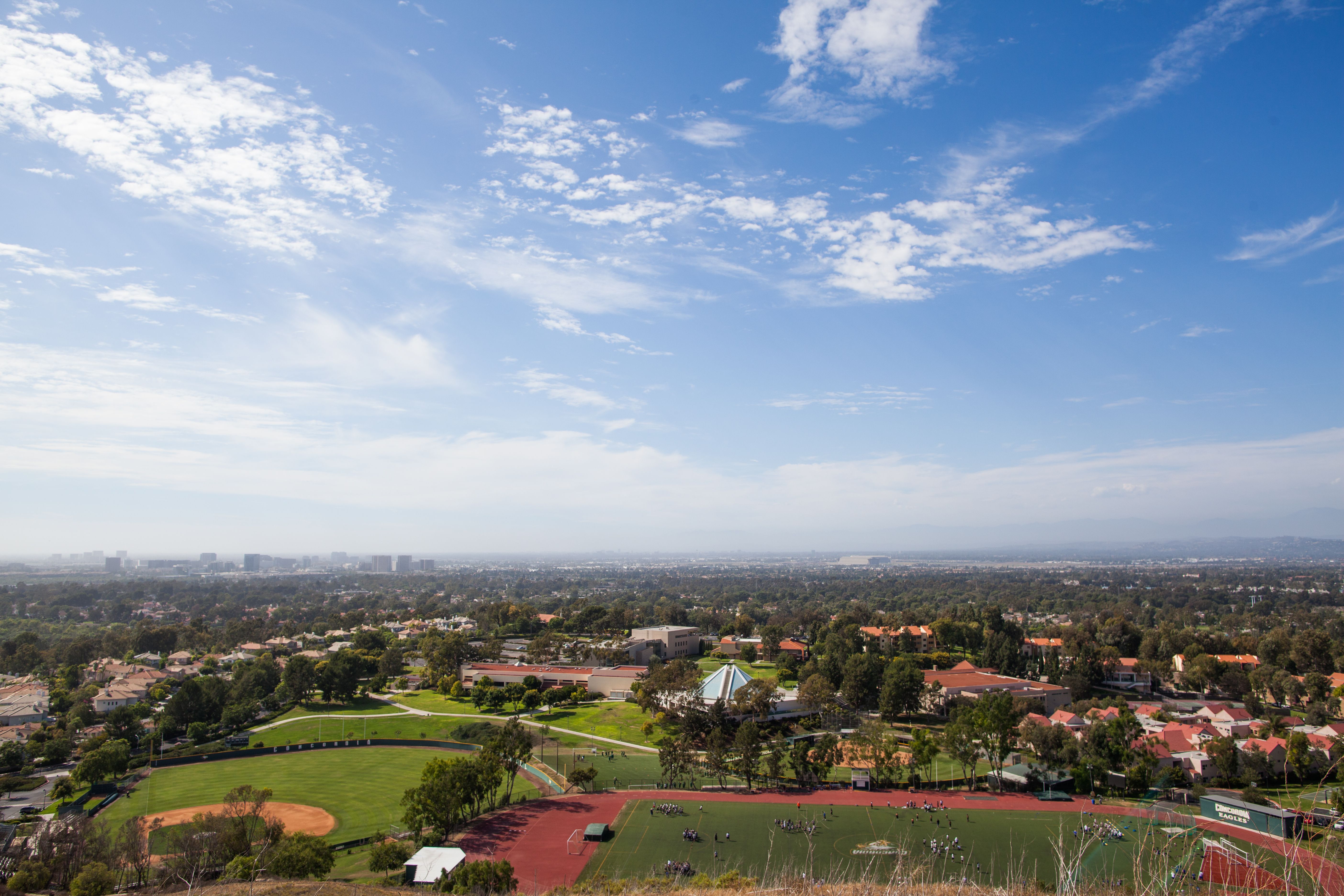 Concordia University Irvine campus in Orange County, Southern California.