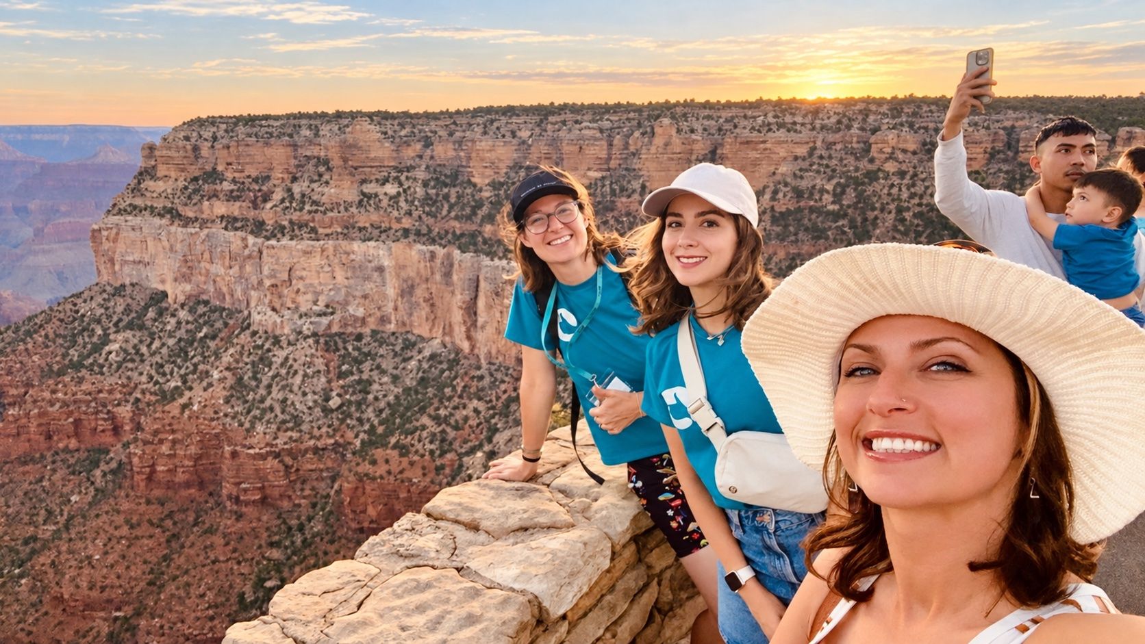 YES USA students on a Grand Canyon trip