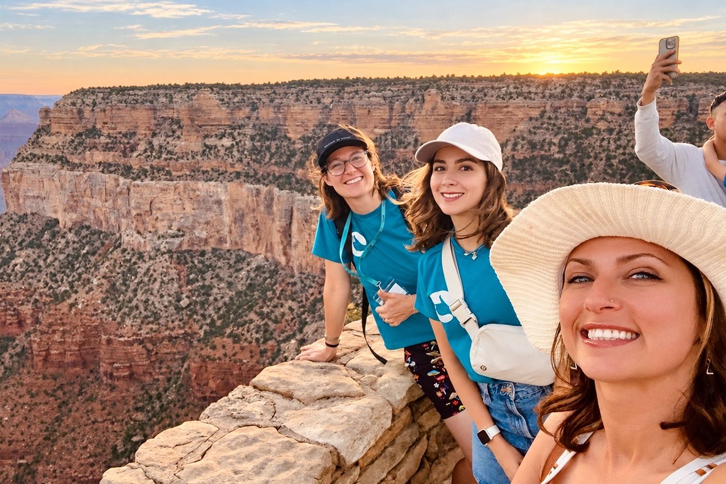 YES USA students on a Grand Canyon trip