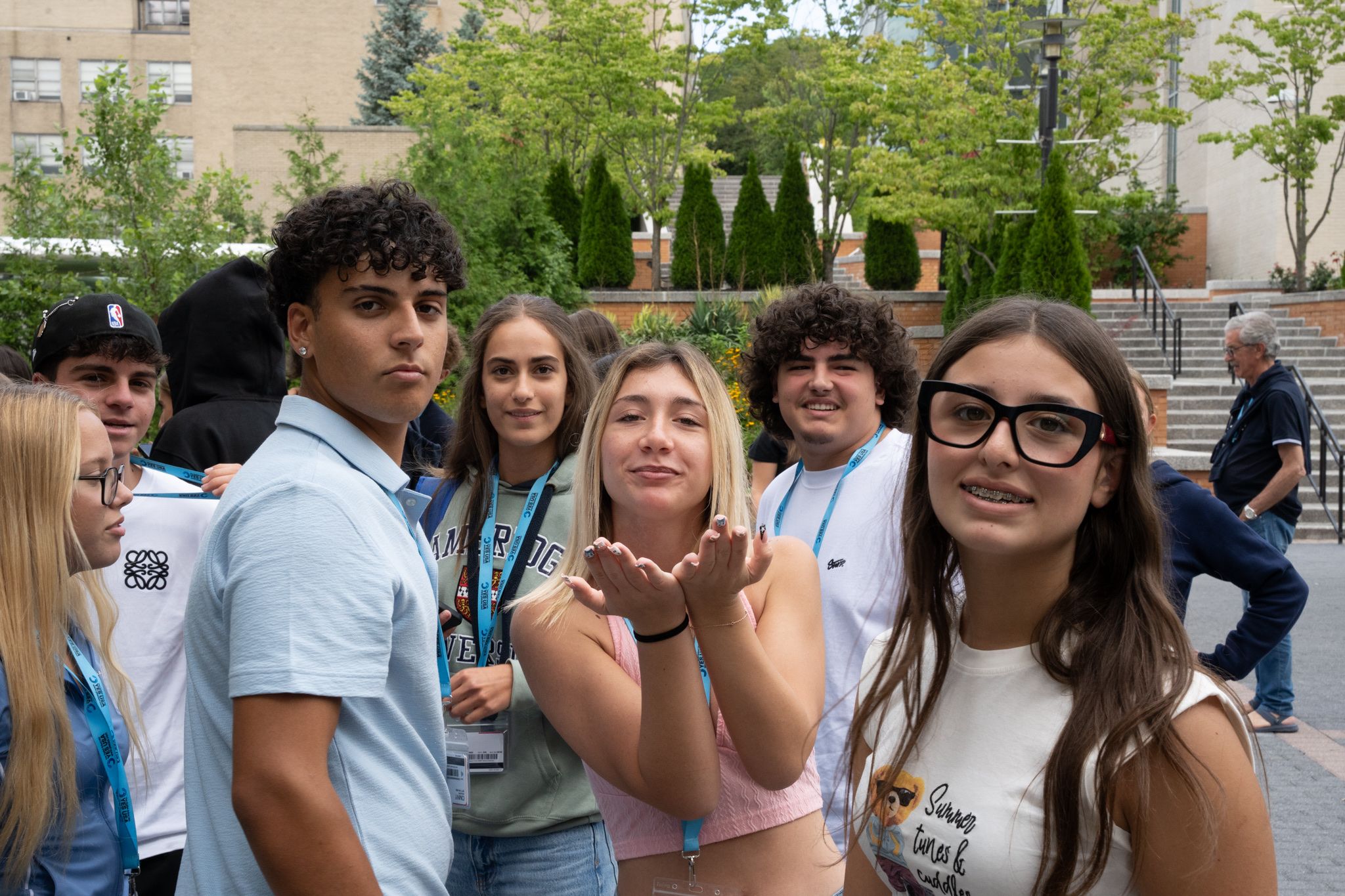YES USA students on campus