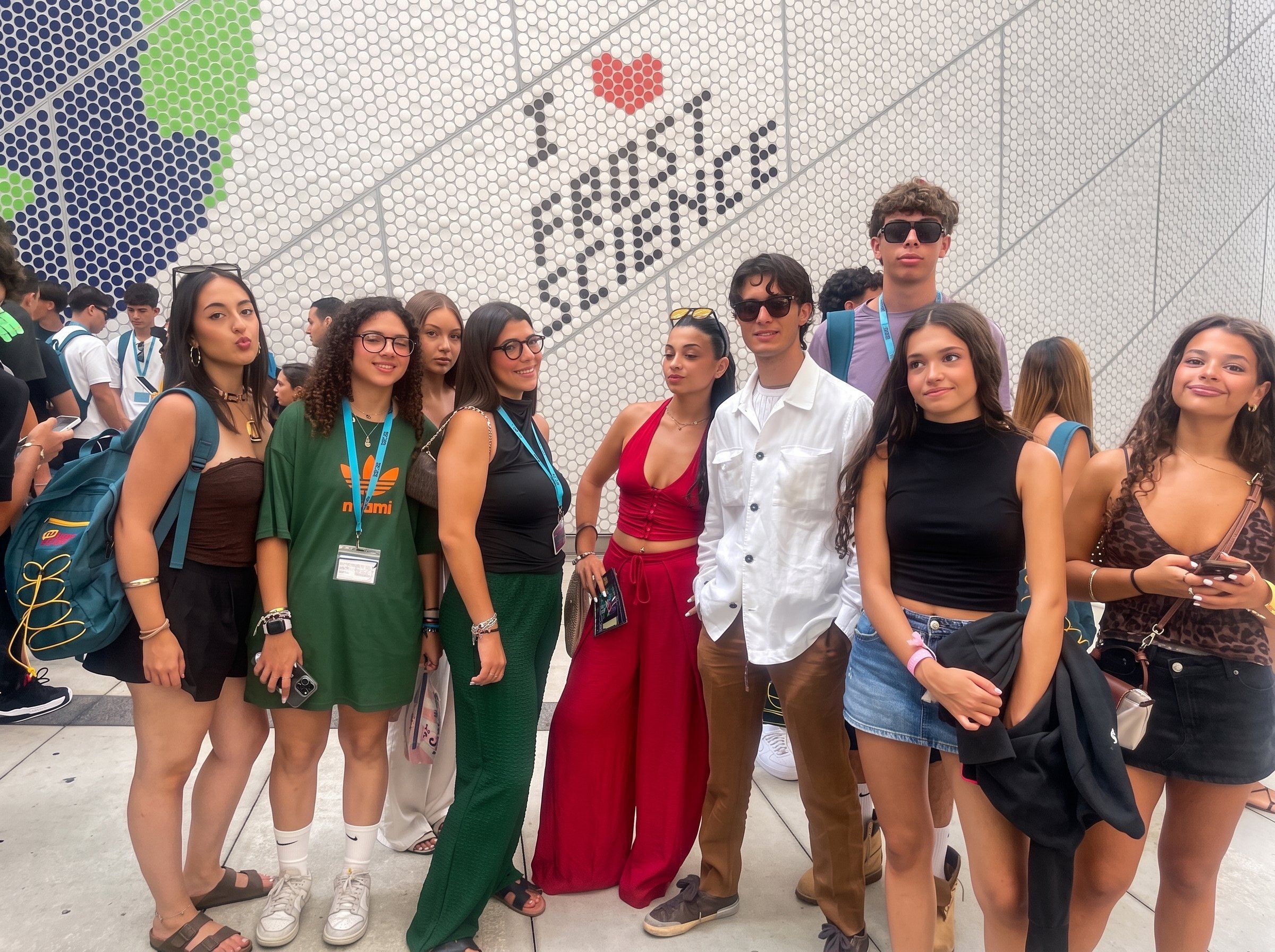 YES USA students at the Frost Science museum, Miami