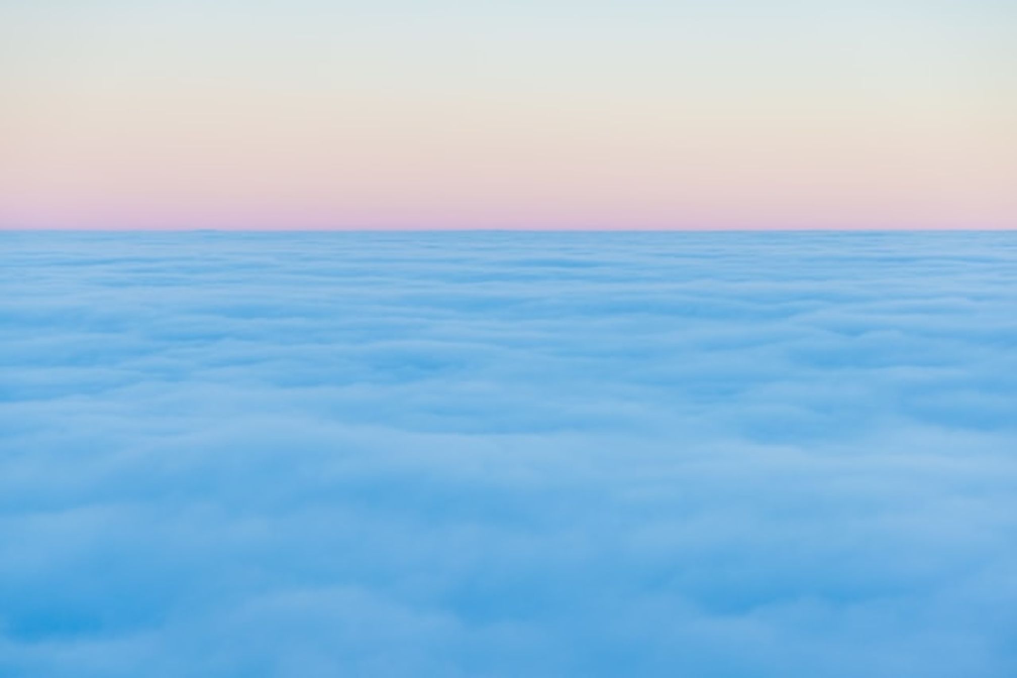 sky above clouds