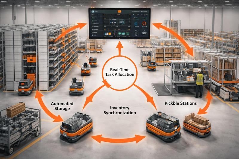 Warehouse robotics system integration