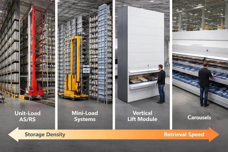 AS/RS configuration types