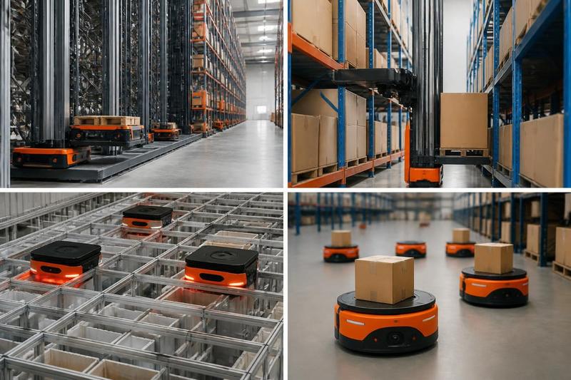 Goods to person system technology types