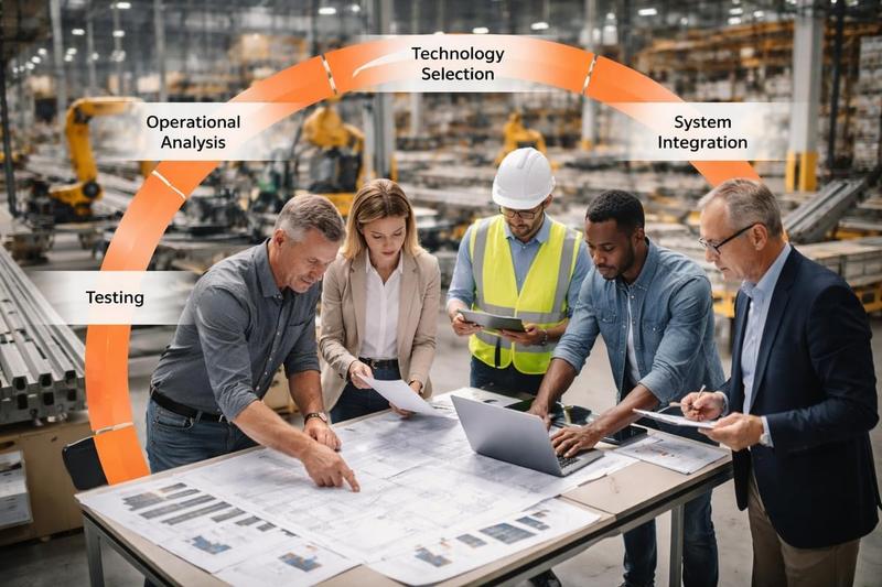 Automation design workflow stages