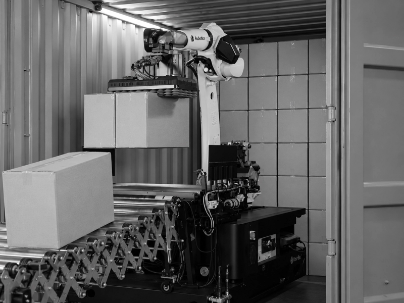 Automated container Unloading