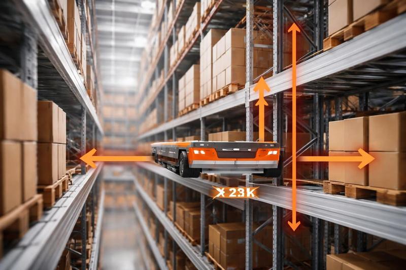 4 way shuttle system directional movement