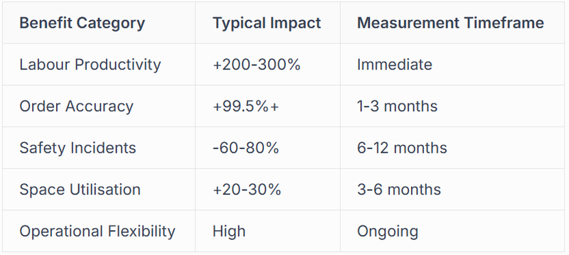 Productivity and Cost Savings