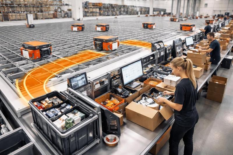 AutoStore retail fulfillment process