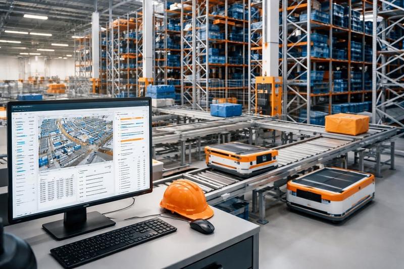 Automated warehouse racking system components